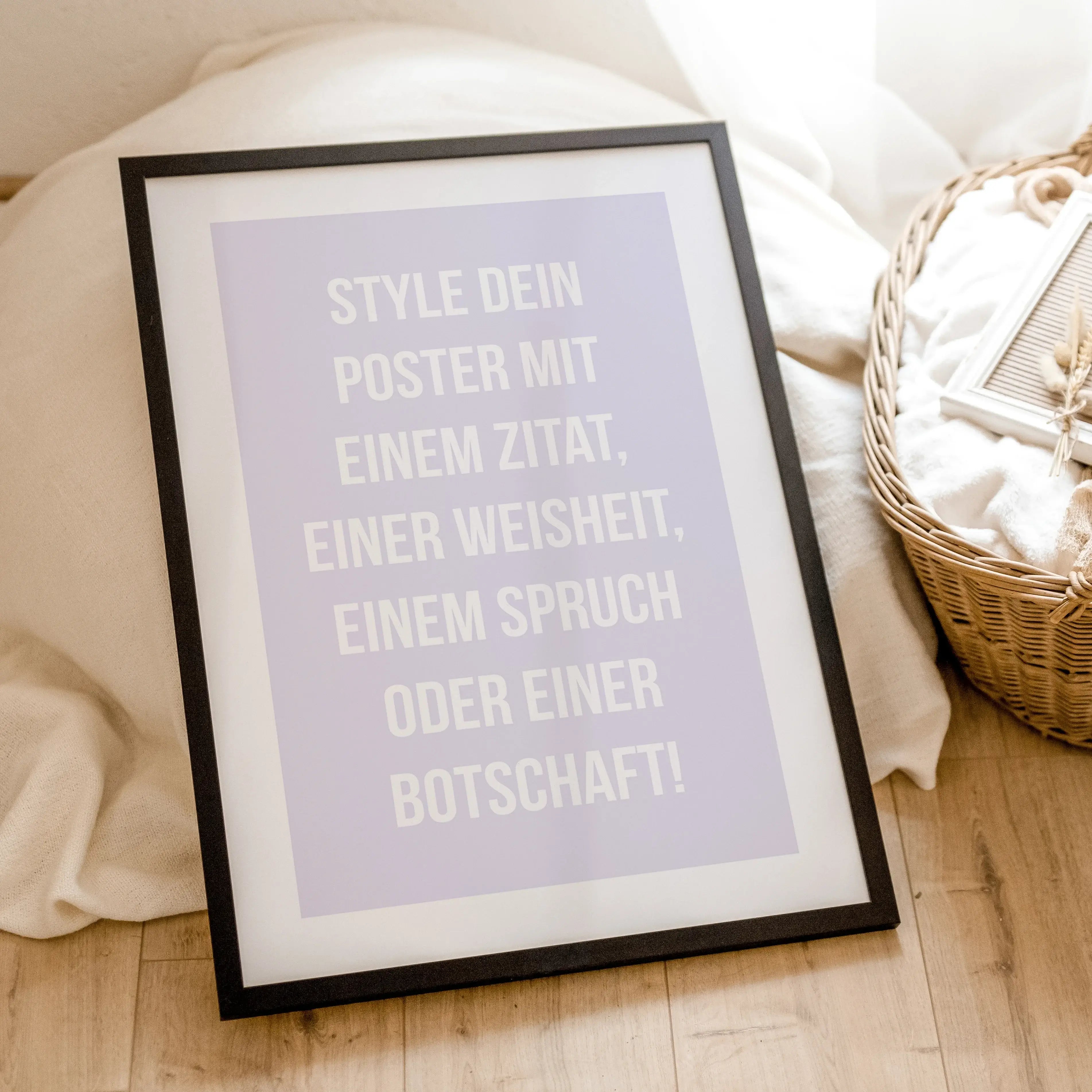 Text Poster-famprints-Personalisiertes Poster-Hast du auch schon lange das Gefühl, dass an deiner Wand etwas fehlt? Dann hat famprints die perfekte Lösung für dich: Unser individuelles Text Poster. Von einem lustigen Spruch bis hin zu einem kunstvollen Zi