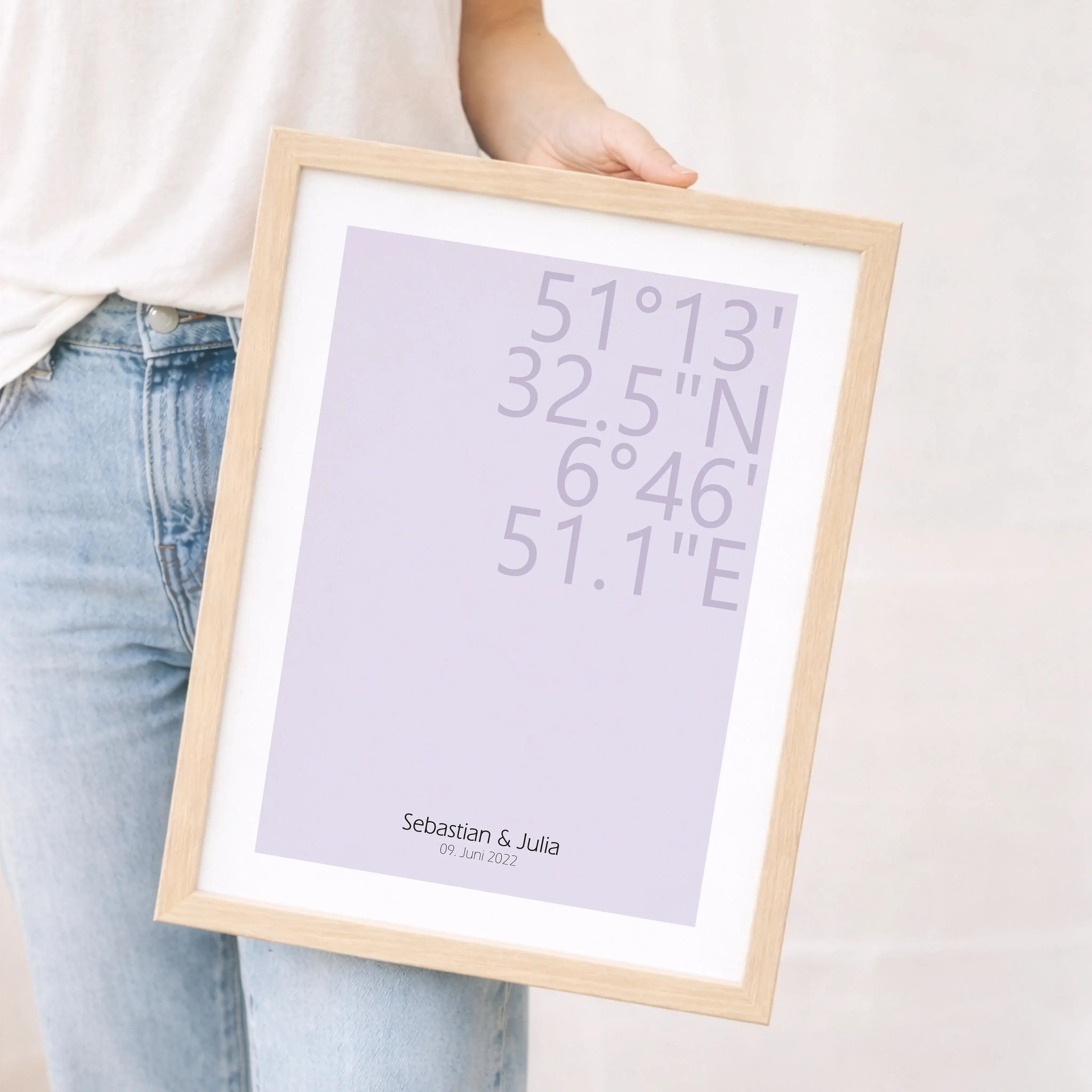 Koordinaten Poster-Personalisiertes Poster-famprints-Mit einem Koordinaten Poster von famprints hältst du einen Ort fest, der für dich wirklich zählt. Vielleicht der Platz, an dem ihr euch kennengelernt habt, euer Zuhause, der Ort der Hochzeit oder ein be