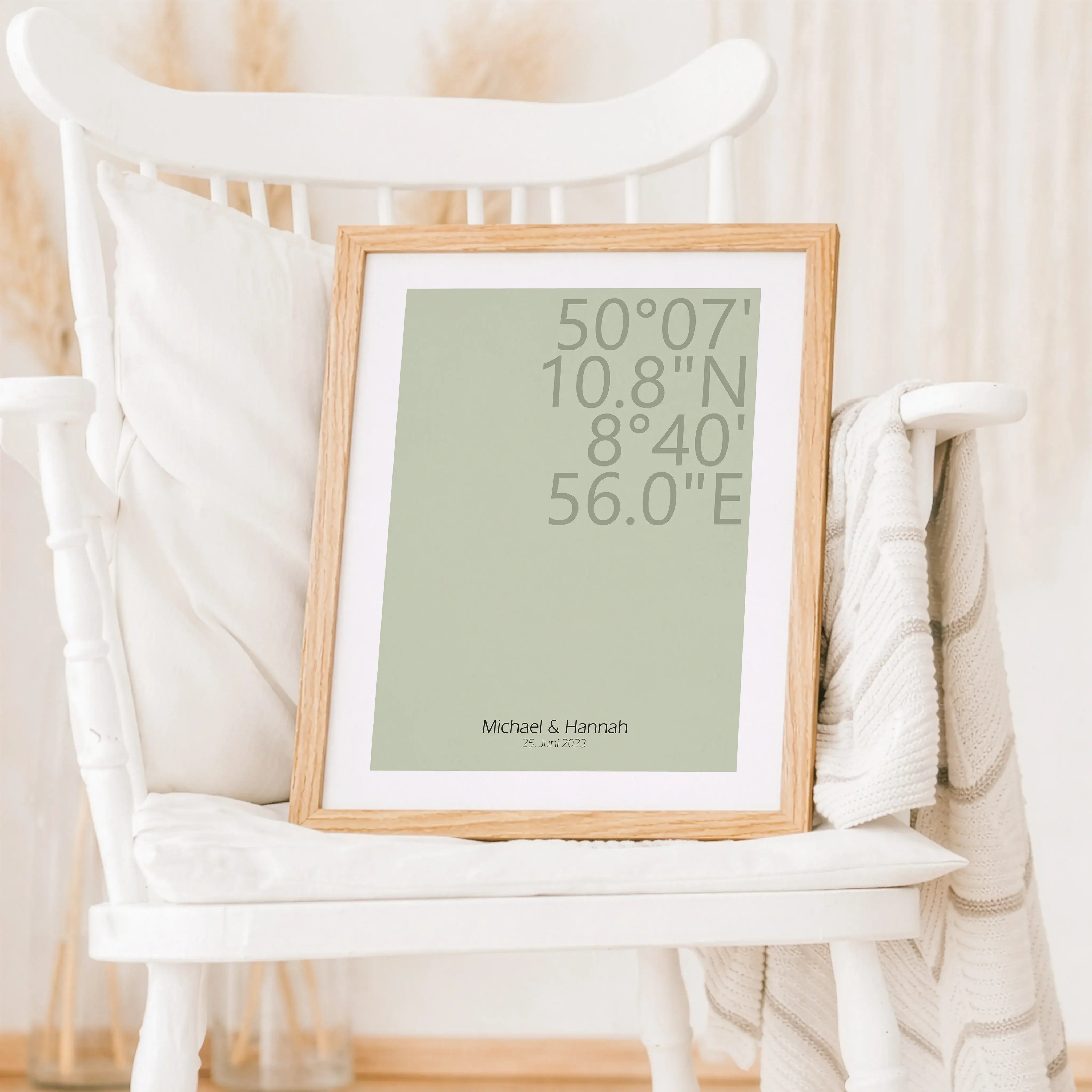 Koordinaten Poster-Personalisiertes Poster-famprints-Mit einem Koordinaten Poster von famprints hältst du einen Ort fest, der für dich wirklich zählt. Vielleicht der Platz, an dem ihr euch kennengelernt habt, euer Zuhause, der Ort der Hochzeit oder ein be