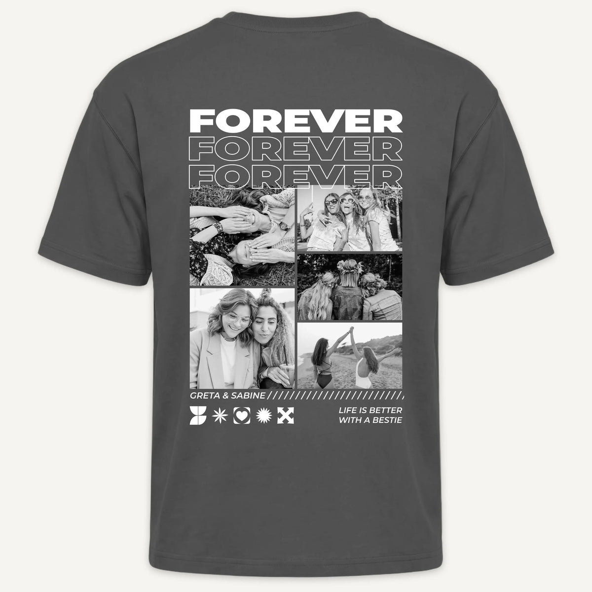 T-Shirt - Personalisiertes T-Shirt FOREVER - personalisiert