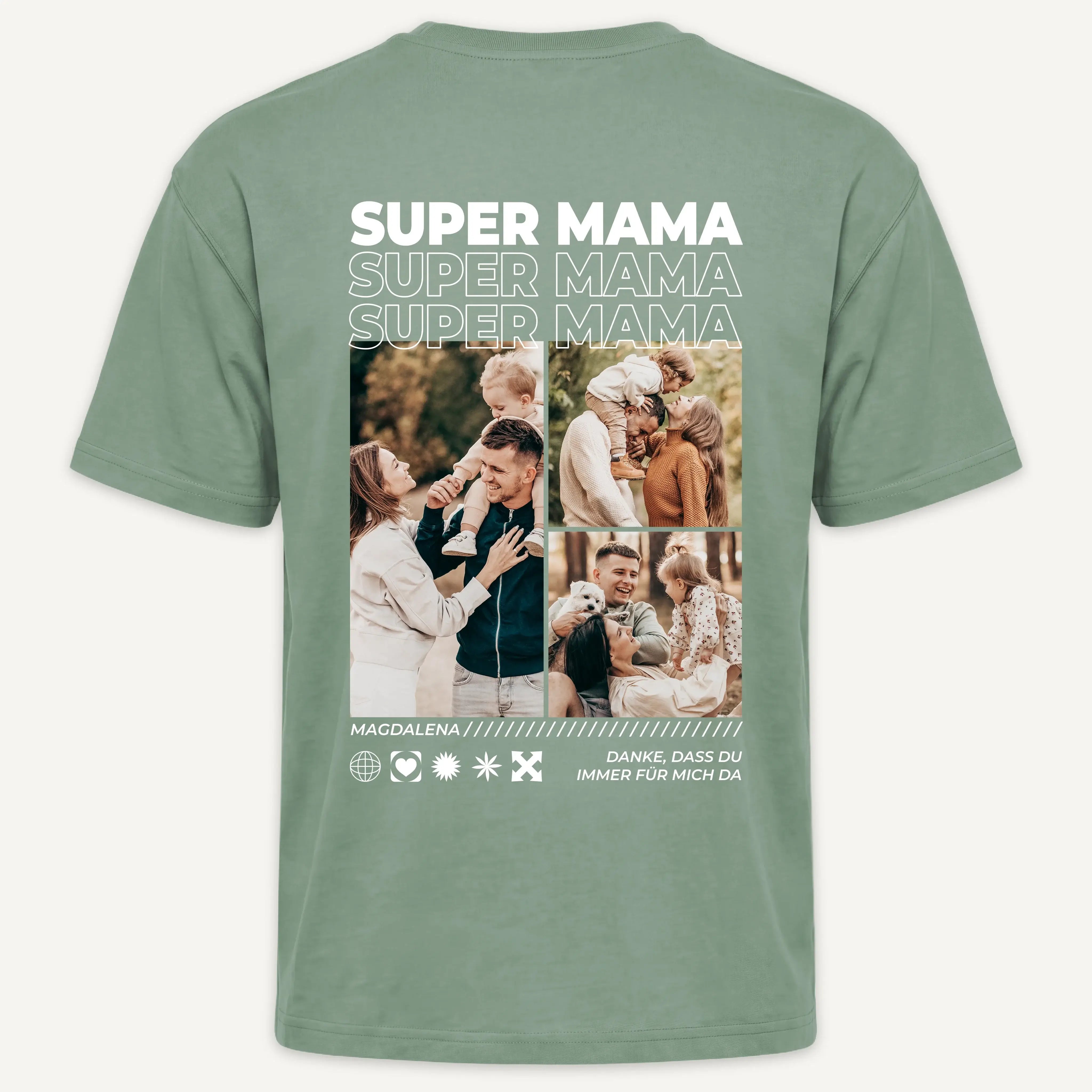 T-Shirt - Personalisiertes T-Shirt BESTE MAMA - personalisiert