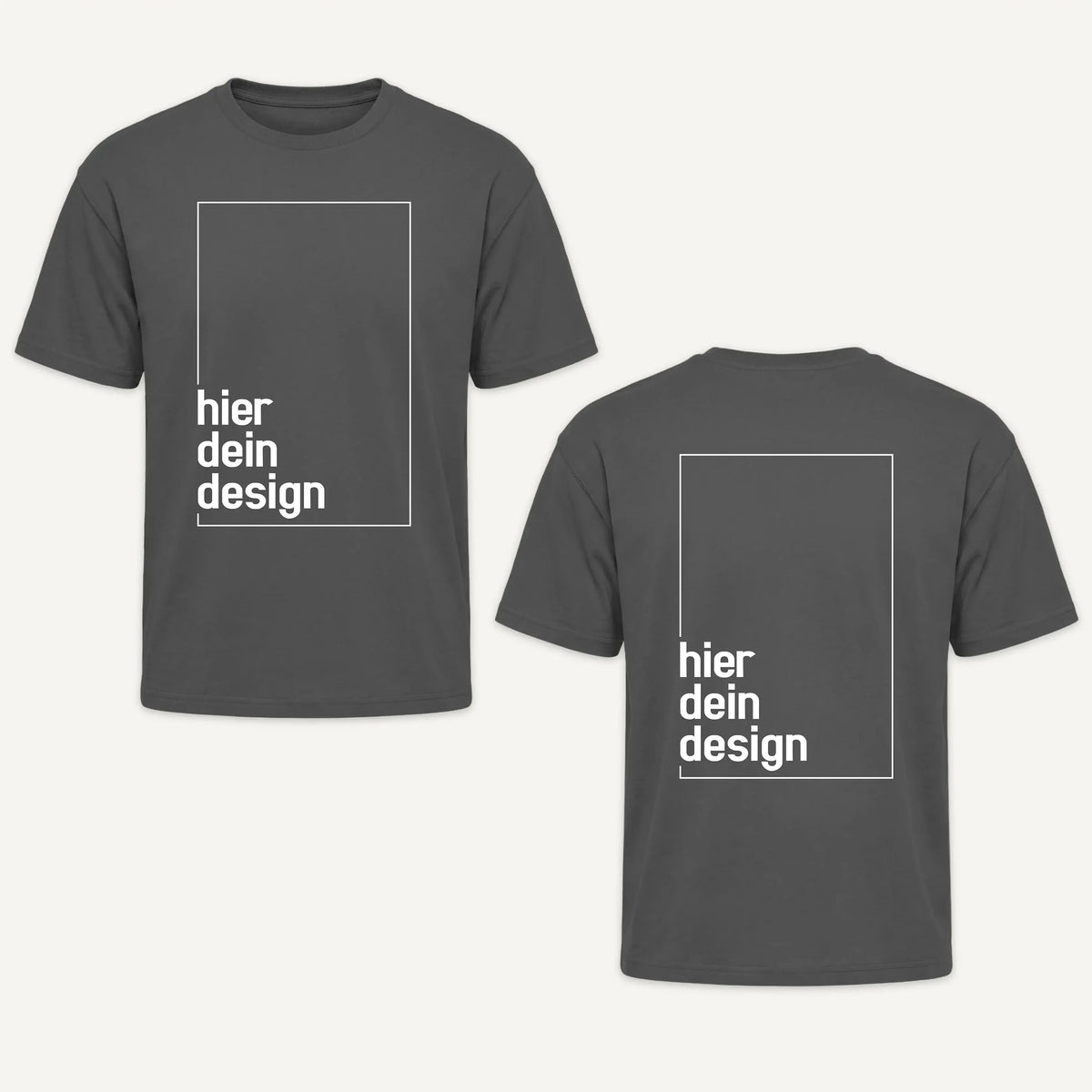 T-Shirt Dein Design - 1-seitig-T-Shirt-famprints-personalisiertes-shirt