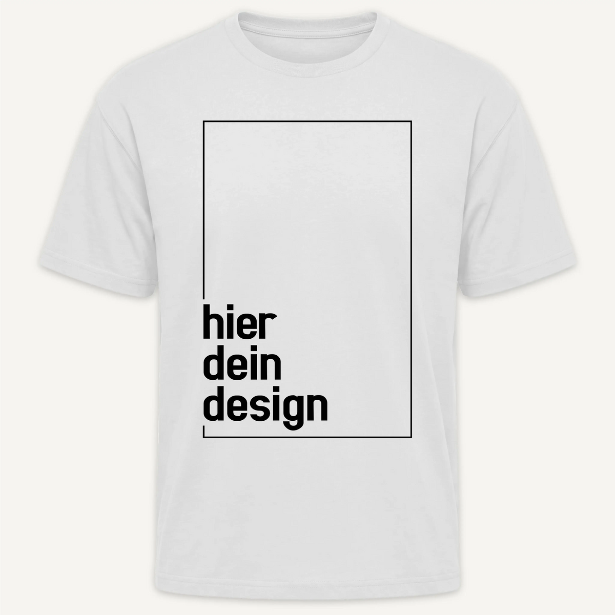 T-Shirt Dein Design - 1-seitig-T-Shirt-famprints-personalisiertes-shirt