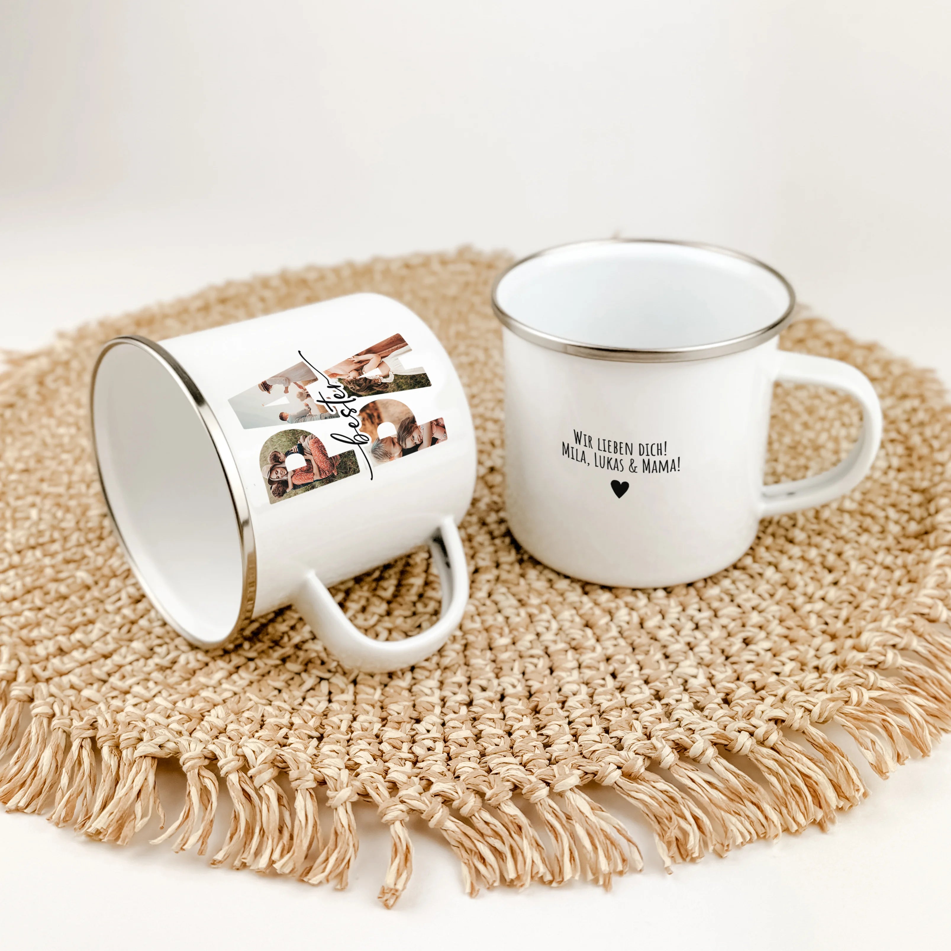 Emaille Tasse bester Papa