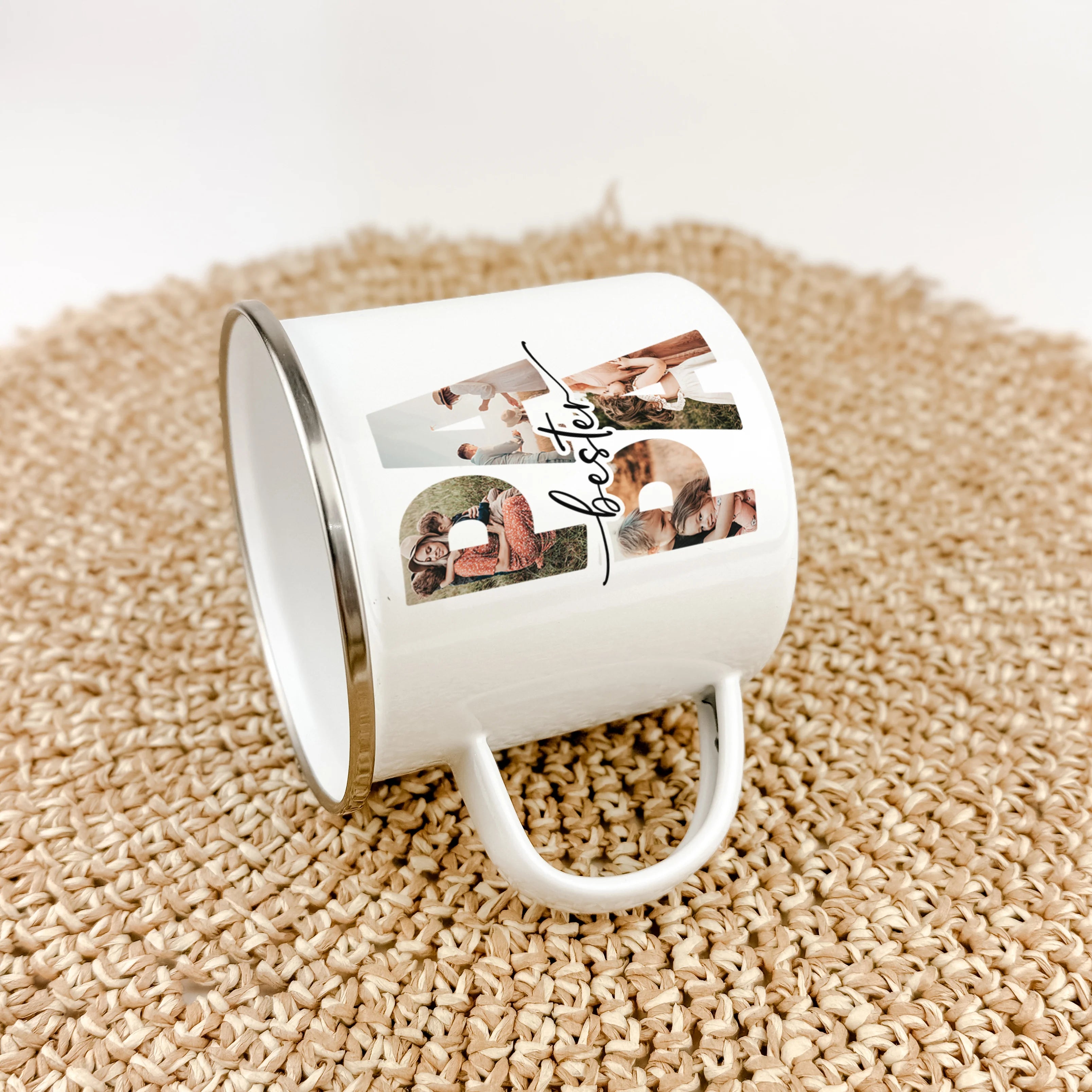 Emaille Tasse bester Papa