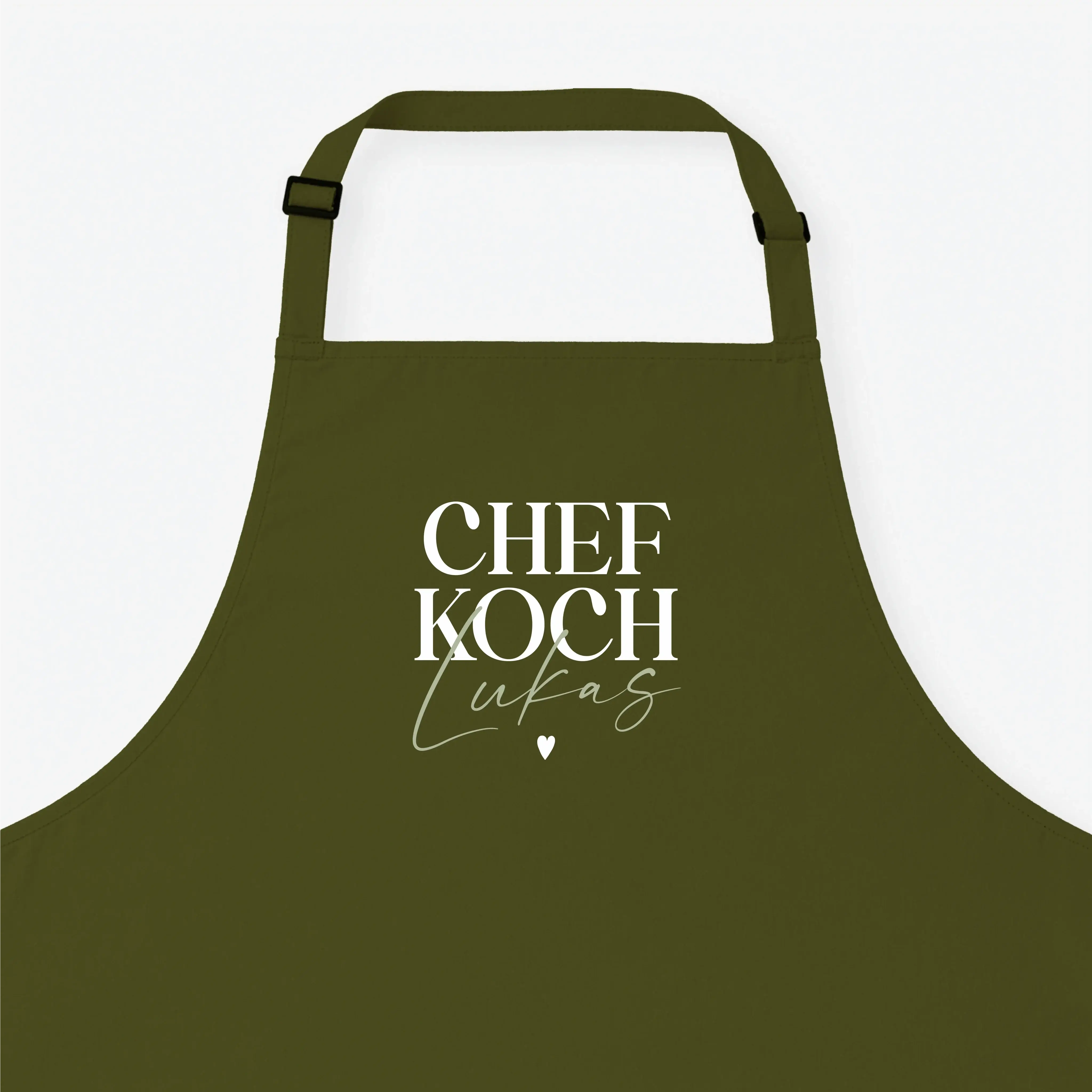 Kochschürze Chefkoch-Kochschürze-famprints-Die Kochschürze Chefkoch von famprints ist mehr als ein praktisches Küchenaccessoire. Sie wird mit deinem Wunsch­namen personalisiert und verwandelt jedes Kochen in einen ganz persönlichen Moment. Der klare Schri