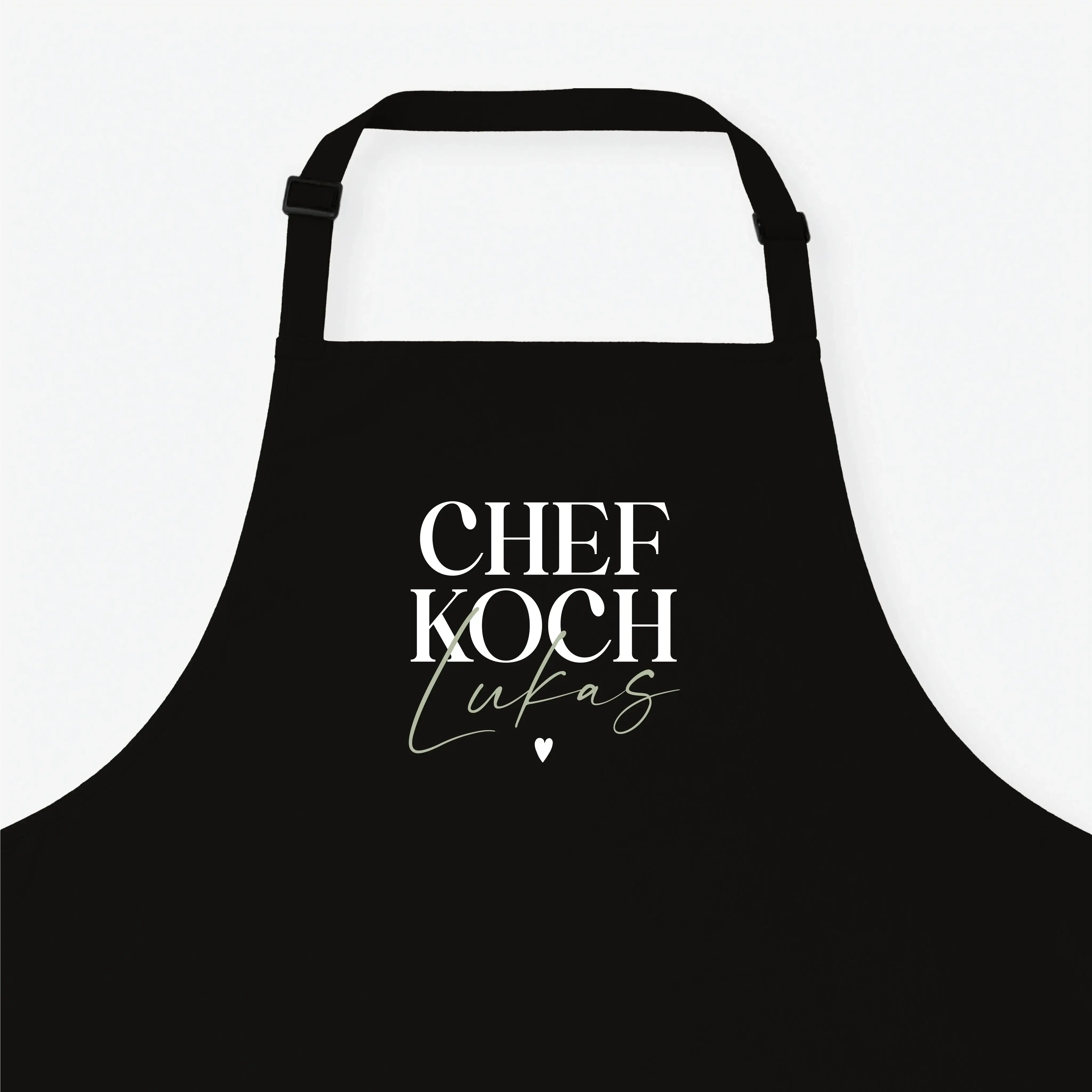 Kochschürze Chefkoch-Kochschürze-famprints-Die Kochschürze Chefkoch von famprints ist mehr als ein praktisches Küchenaccessoire. Sie wird mit deinem Wunsch­namen personalisiert und verwandelt jedes Kochen in einen ganz persönlichen Moment. Der klare Schri