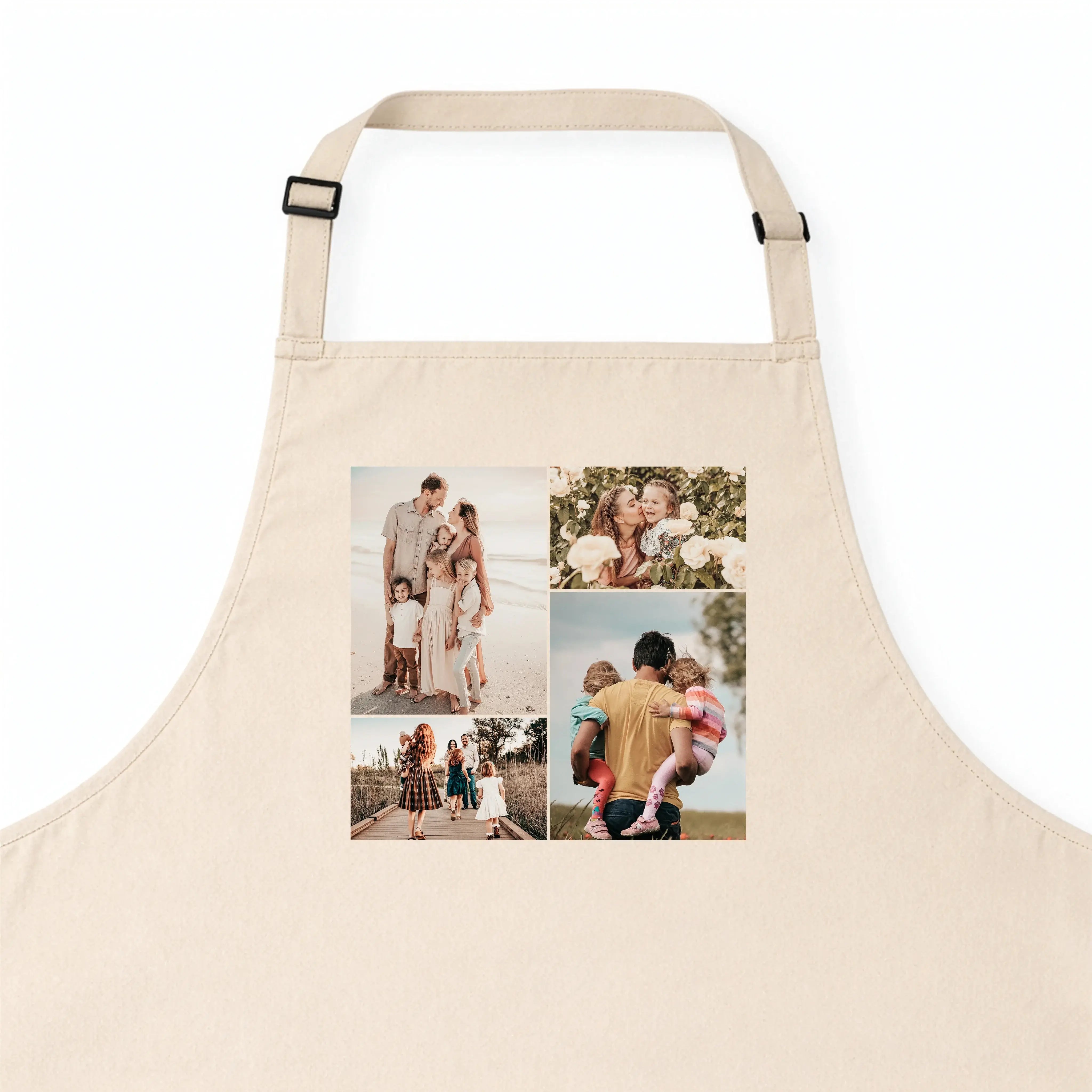 Kochschürze Foto No1-Kochschürze-famprints-Kochschürze Foto No1 ist die ideale Wahl, wenn du Kochen, Backen oder Grillen mit einer ganz persönlichen Note verbinden möchtest. Bei famprints gestaltest du deine Kochschürze mit vier eigenen Fotos und verwande
