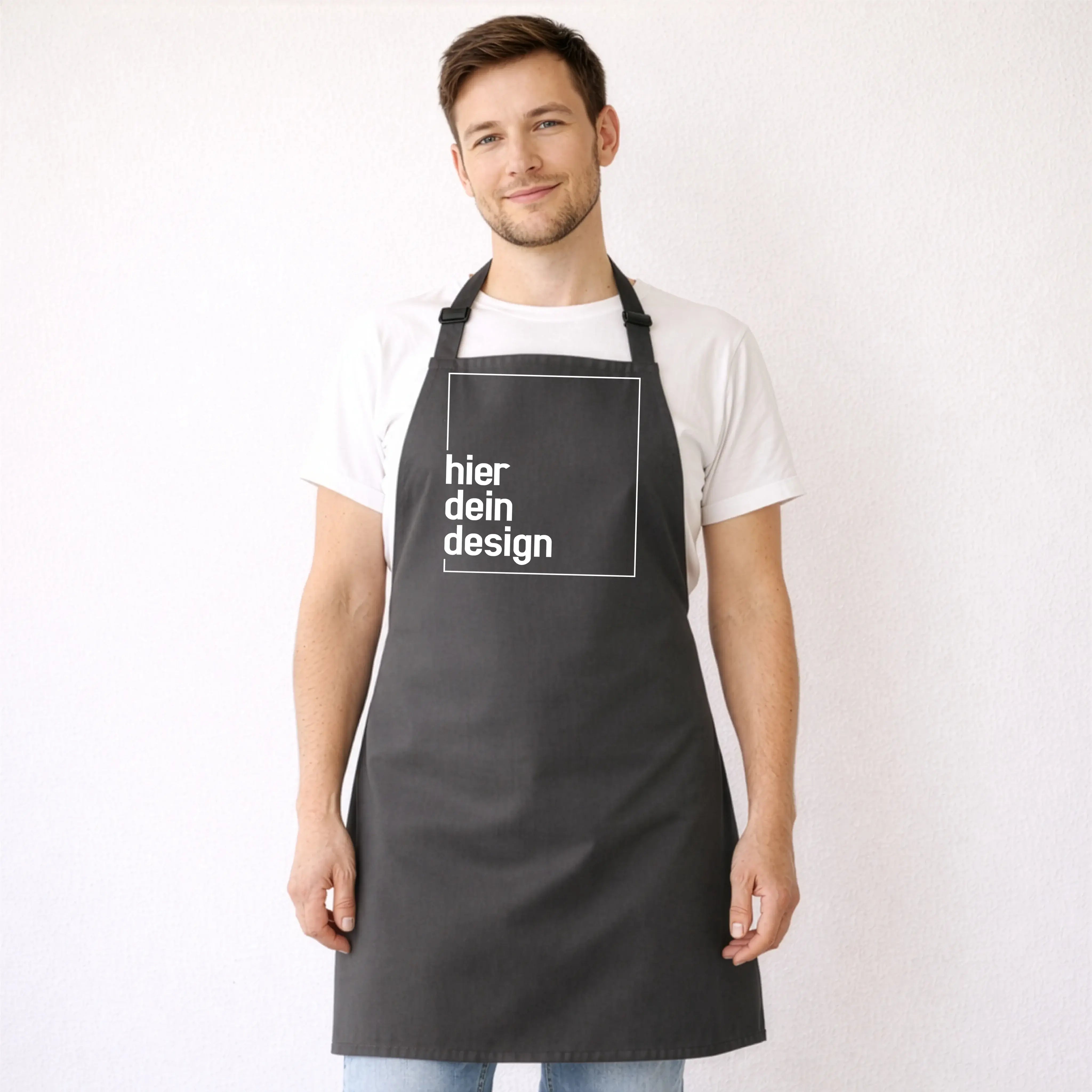 Kochschürze Dein Design-Kochschürze-famprints-Die Kochschürze Dein Design von famprints macht aus einem funktionalen Küchenaccessoire ein persönliches Statement. Du gestaltest deine Schürze genau so, wie sie zu dir oder zur beschenkten Person passt: mit e