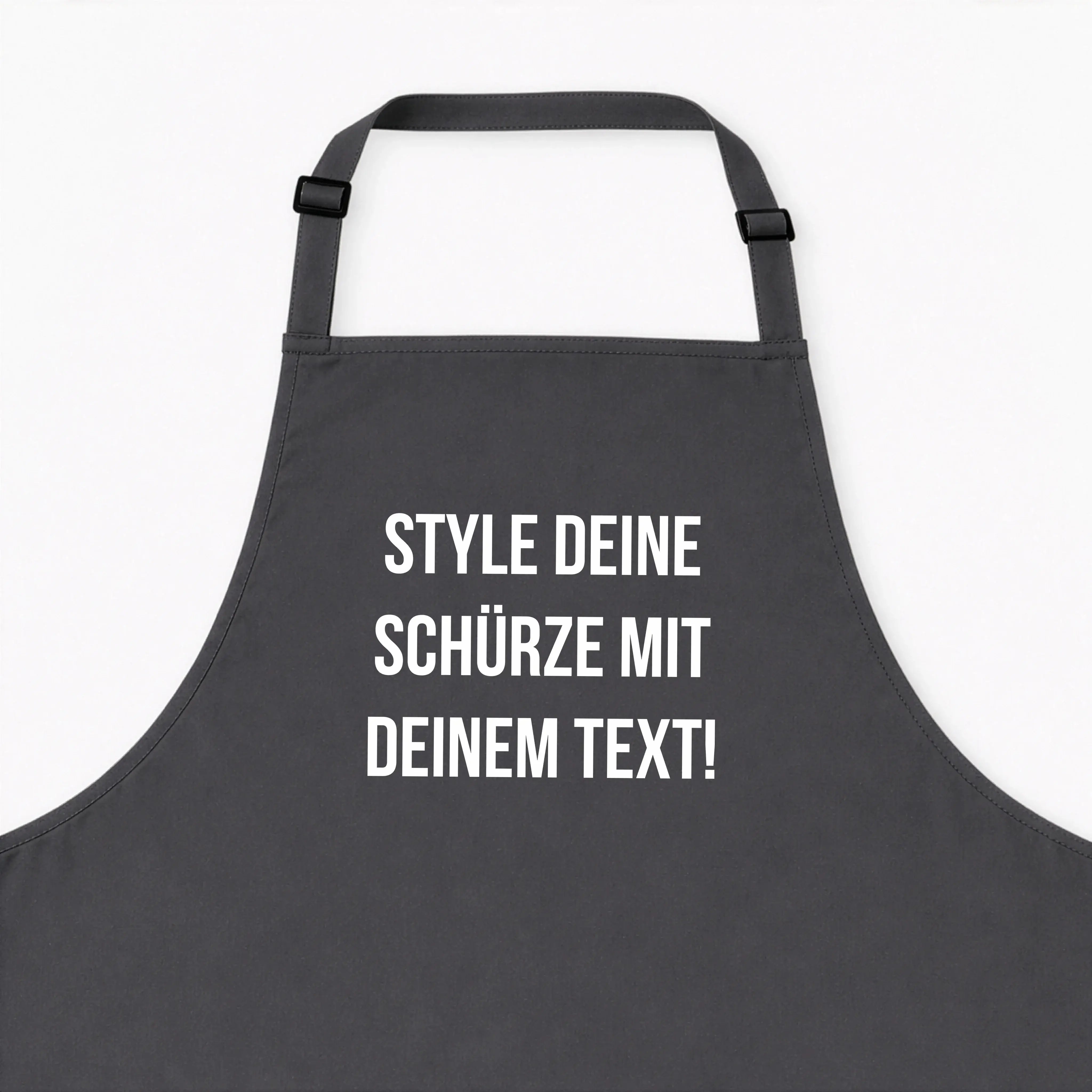 Kochschürze Eigener Text-Kochschürze-famprints-Kochschürze Eigener Text ist die perfekte Wahl, wenn du beim Kochen, Backen oder Grillen etwas Persönliches tragen möchtest. Bei famprints gestaltest du deine Schürze mit deinem Wunschtext und machst daraus e
