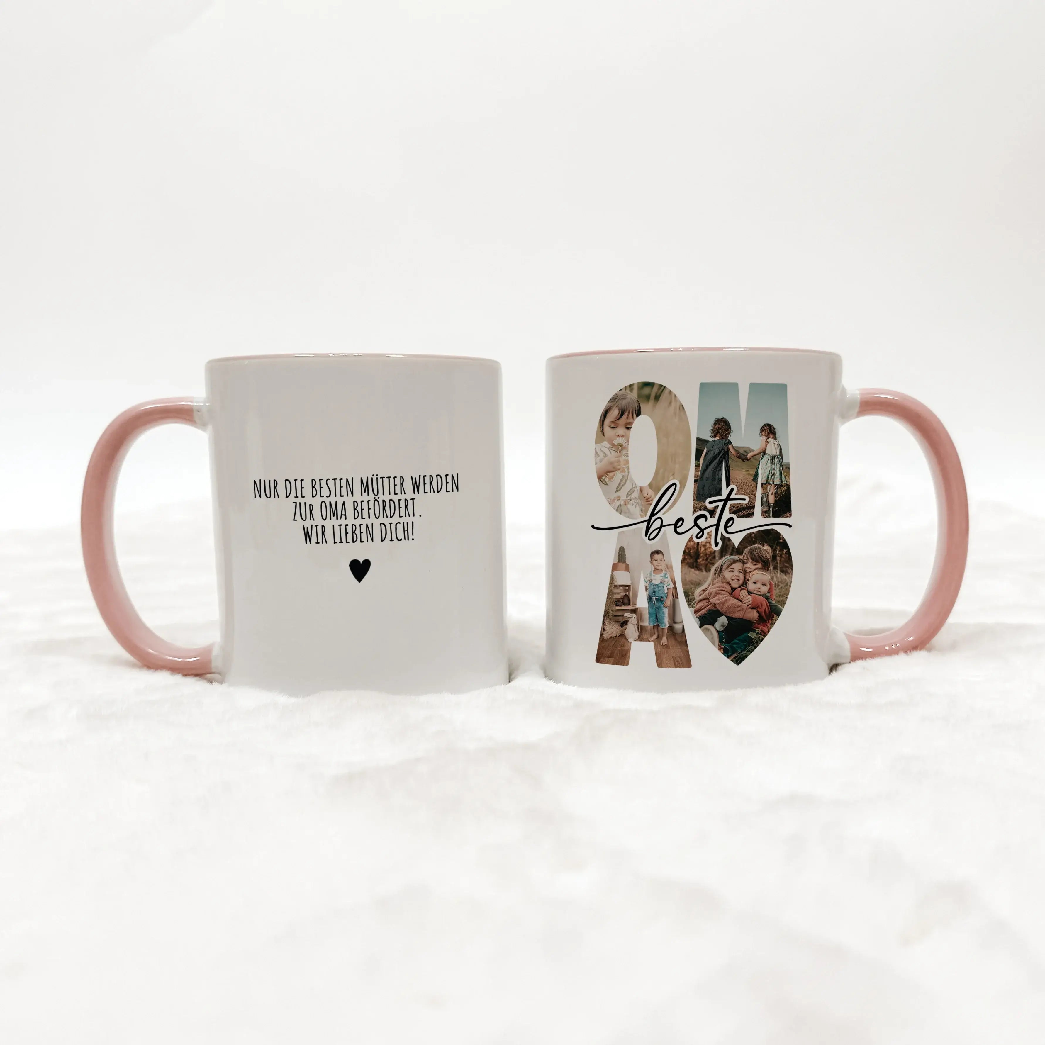 Tasse beste Oma - Keramik Tasse - famprints - Entdecke die Tasse "bester Oma" – das perfekte Geschenk, das sofort Freude bereitet und ein Lächeln auf das Gesicht deiner Oma zaubert. Mit dieser personalisierten Keramiktasse schaffst du eine emotionale Verb