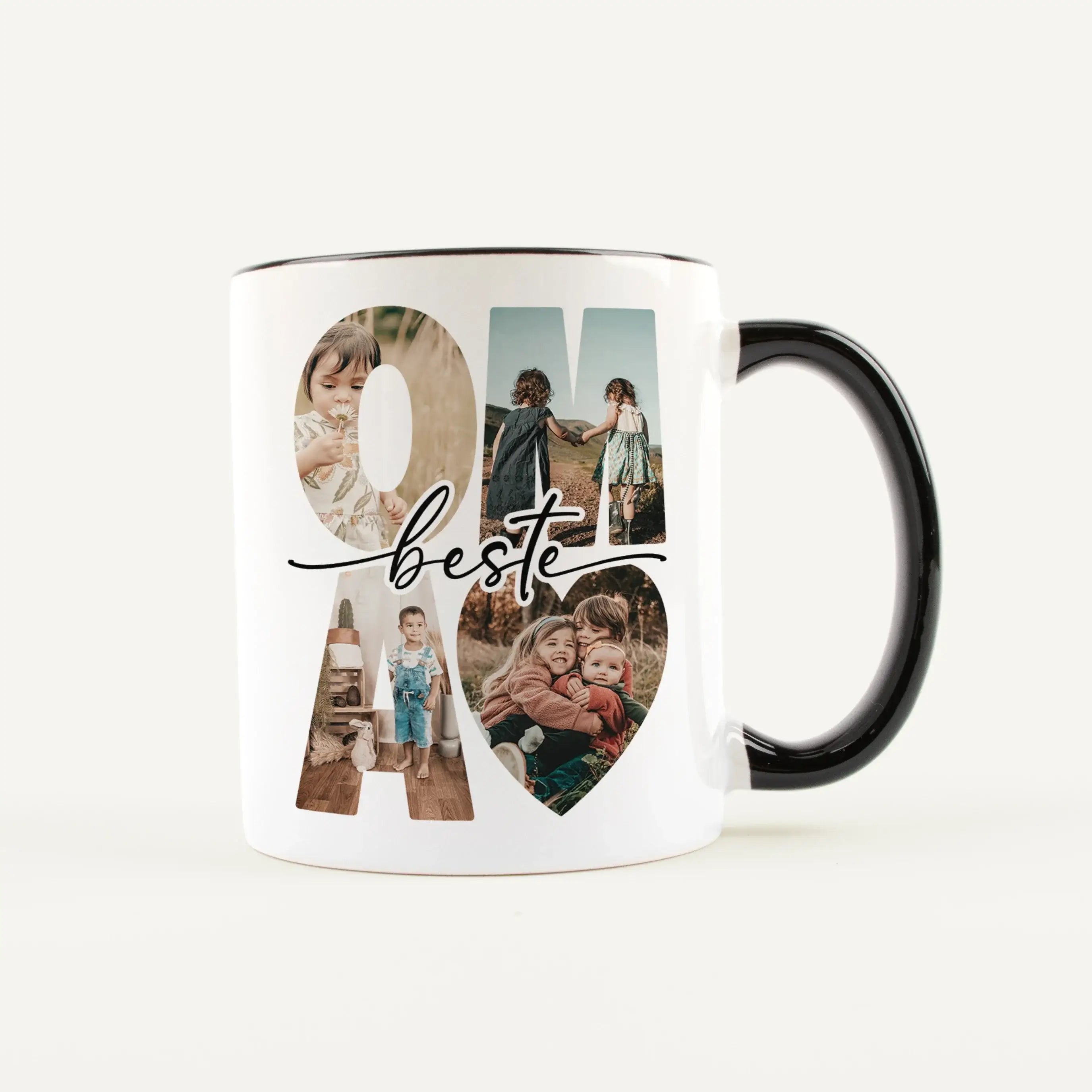 Tasse beste Oma - Keramik Tasse - famprints - Entdecke die Tasse "bester Oma" – das perfekte Geschenk, das sofort Freude bereitet und ein Lächeln auf das Gesicht deiner Oma zaubert. Mit dieser personalisierten Keramiktasse schaffst du eine emotionale Verb