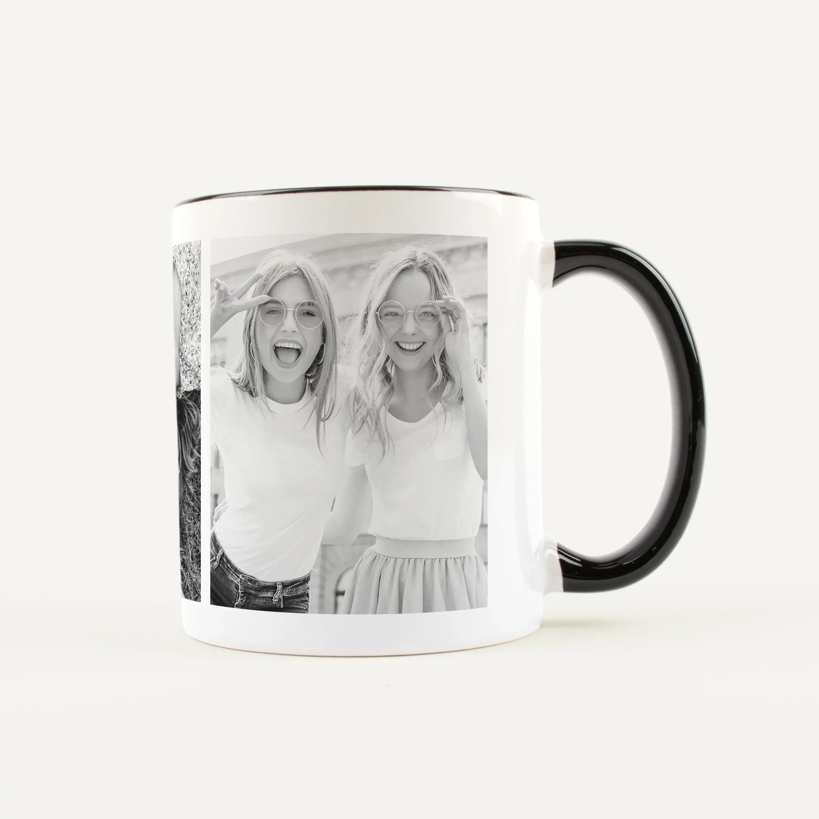 Tasse Foto Three-Keramik Tasse-famprints-Die Tasse Foto Three von famprints verwandelt deine schönsten Momente in eine persönliche Fototasse mit Charakter. Gestalte deine individuelle Kaffeetasse ganz einfach mit drei eigenen Bildern und erstelle eine har