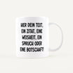 Tasse mit Text-Keramik Tasse-famprints-Tasse mit Text von famprints ist mehr als nur ein Becher für Kaffee oder Tee. Du gestaltest sie mit deinem eigenen Spruch, Namen oder einer persönlichen Botschaft und machst daraus ein echtes Unikat. Ob liebevolle Wo