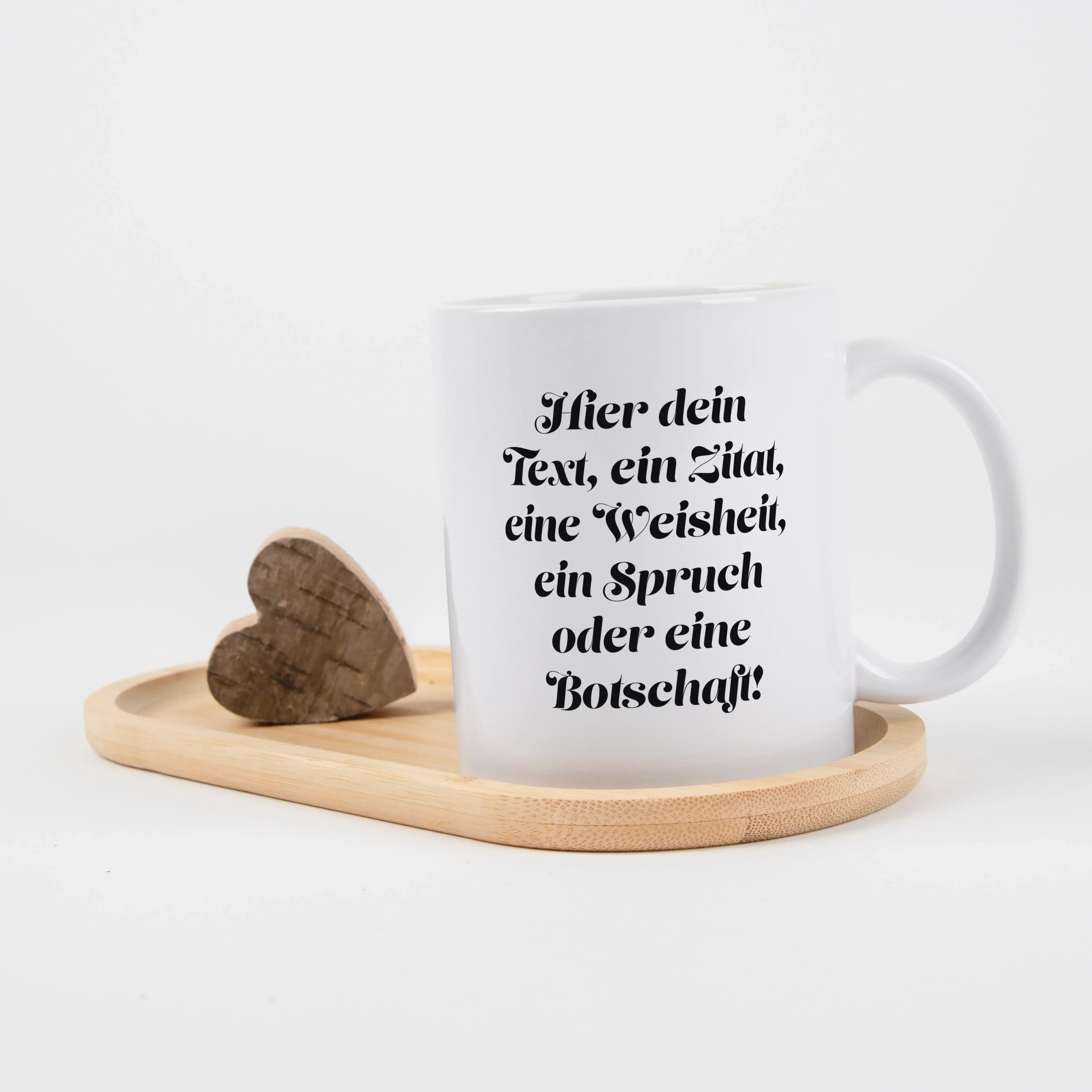 Tasse mit Text-Keramik Tasse-famprints-Tasse mit Text von famprints ist mehr als nur ein Becher für Kaffee oder Tee. Du gestaltest sie mit deinem eigenen Spruch, Namen oder einer persönlichen Botschaft und machst daraus ein echtes Unikat. Ob liebevolle Wo