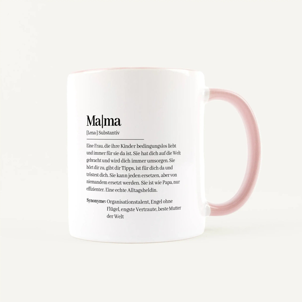 Tasse Definition Mama-Keramik Tasse-famprints-personalisiertes-Geschenk