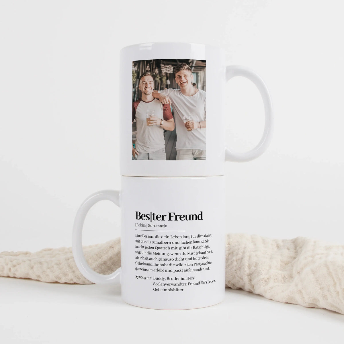 Tasse Definition Bester Freund-Keramik Tasse-famprints-personalisiertes-Geschenk