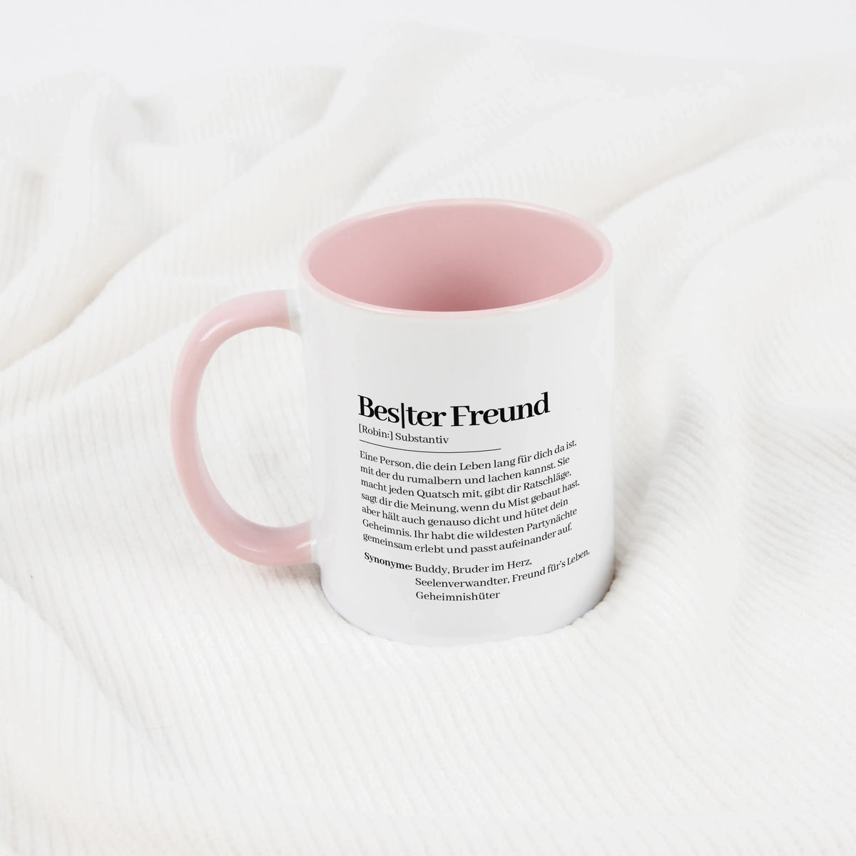Tasse Definition Bester Freund-Keramik Tasse-famprints-personalisiertes-Geschenk