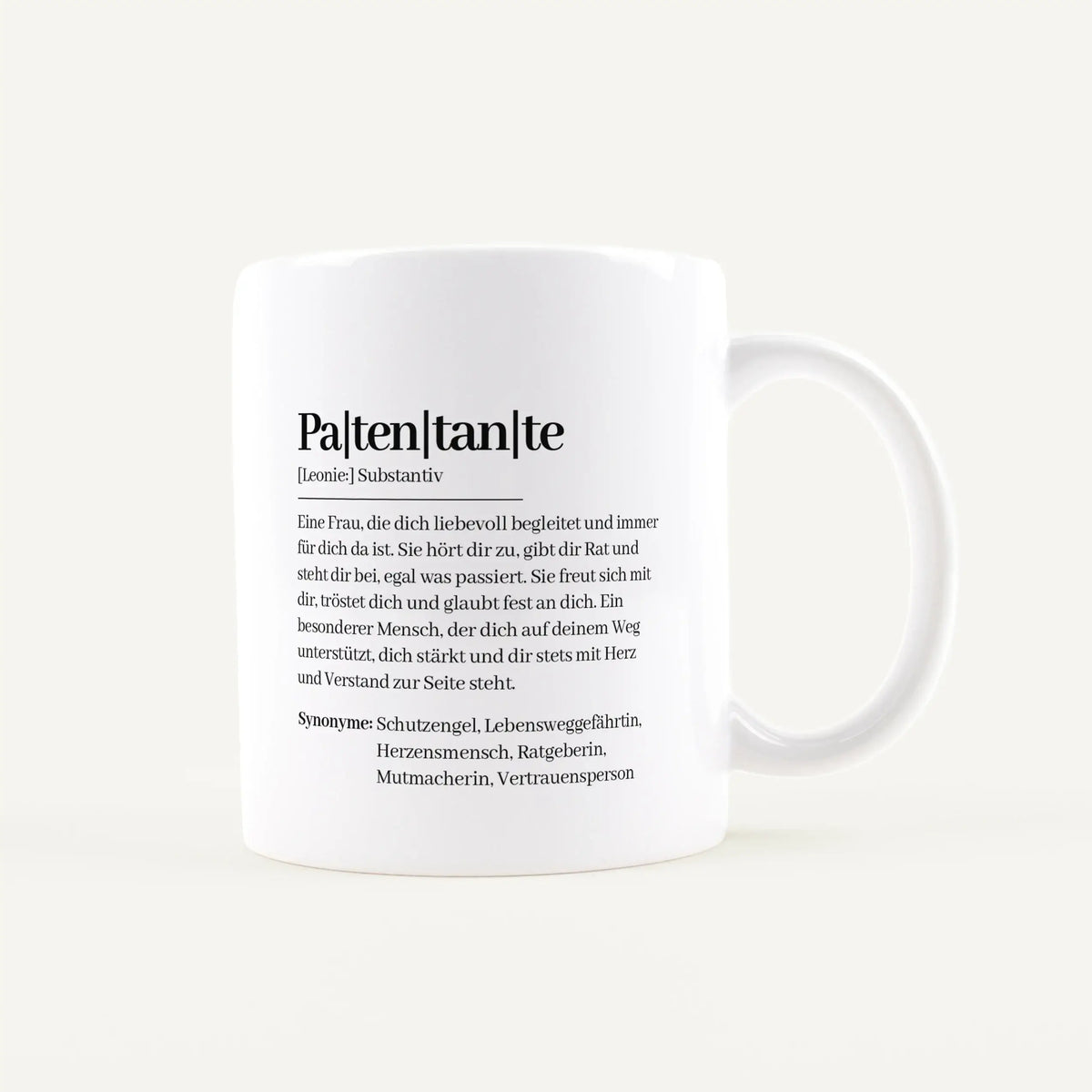 Tasse Definition Patentante-Keramik Tasse-famprints-personalisiertes-geschenk