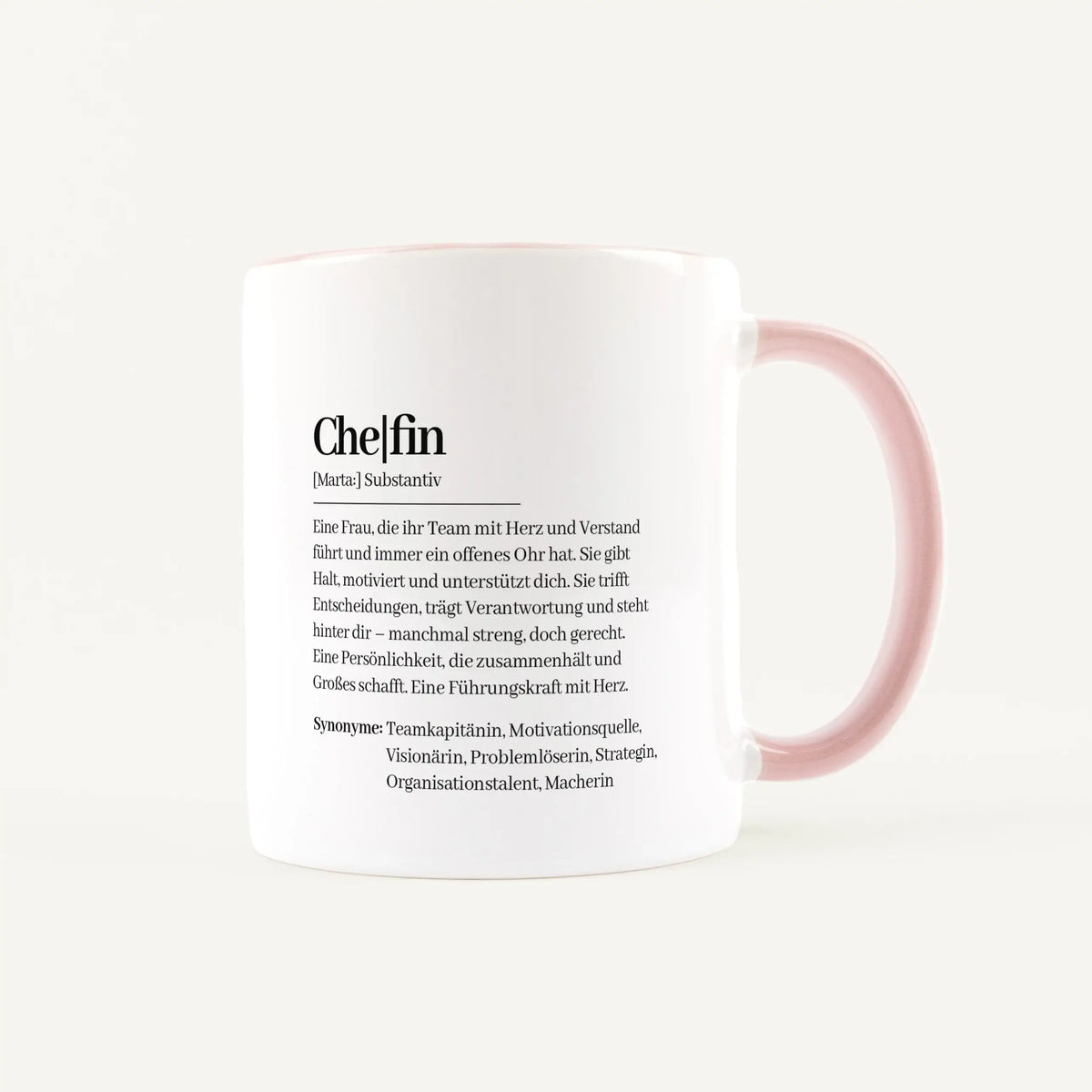 Tasse Definition Chefin-Keramik Tasse-famprints-personalisiertes-Geschenk