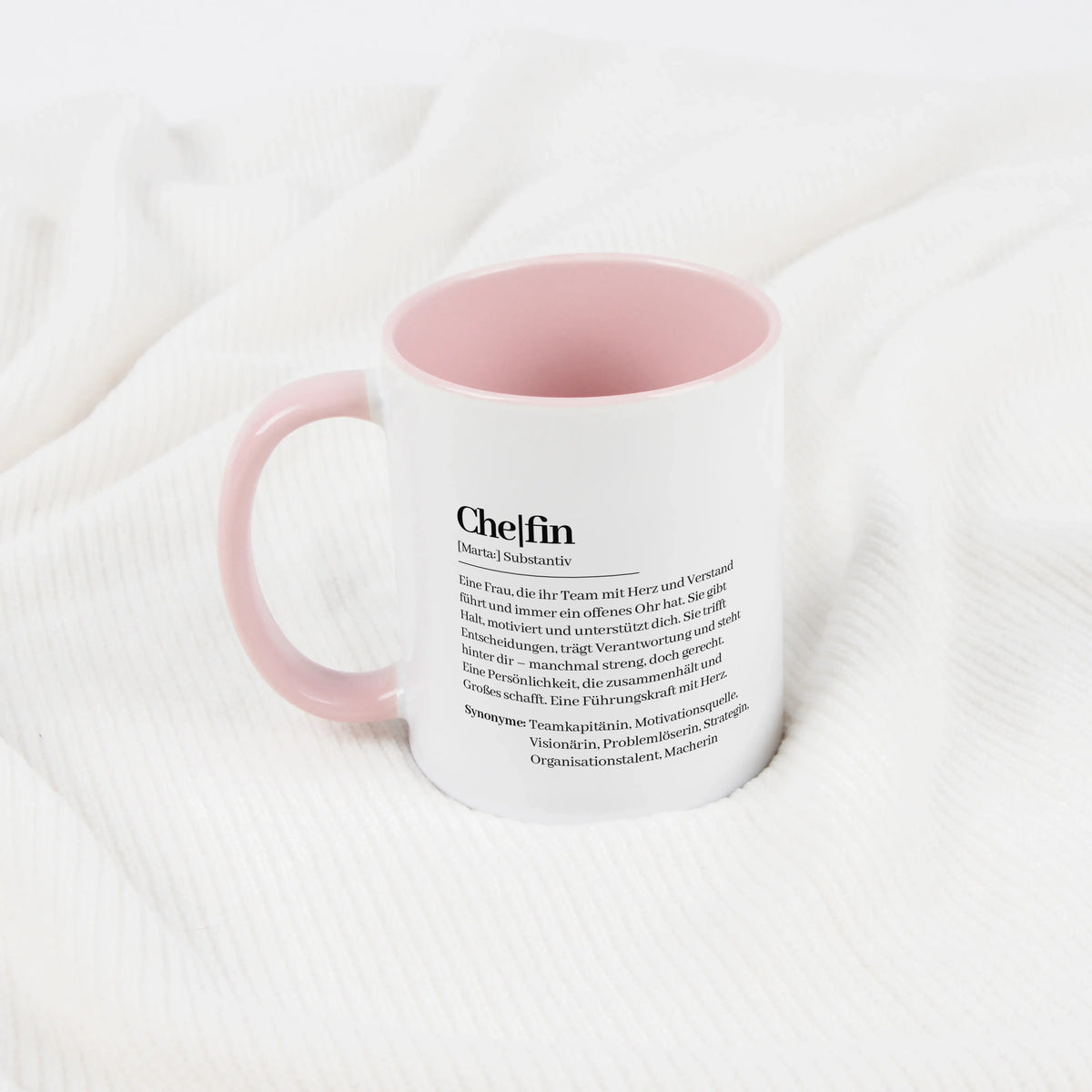 Tasse Definition Chefin-Keramik Tasse-famprints-personalisiertes-Geschenk