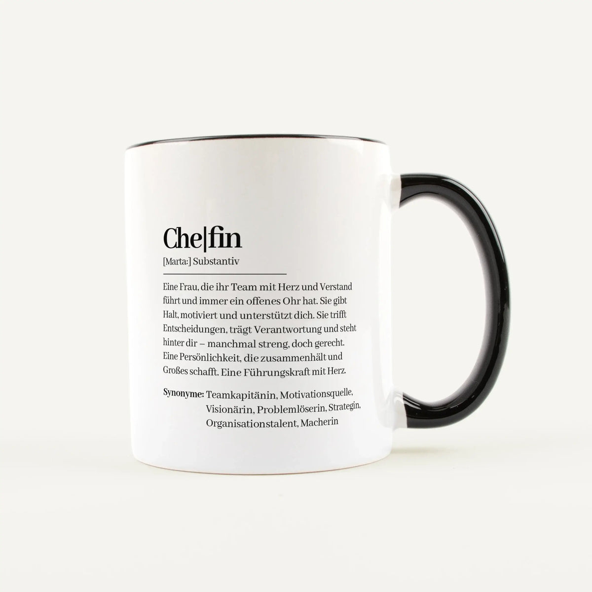 Tasse Definition Chefin-Keramik Tasse-famprints-personalisiertes-Geschenk