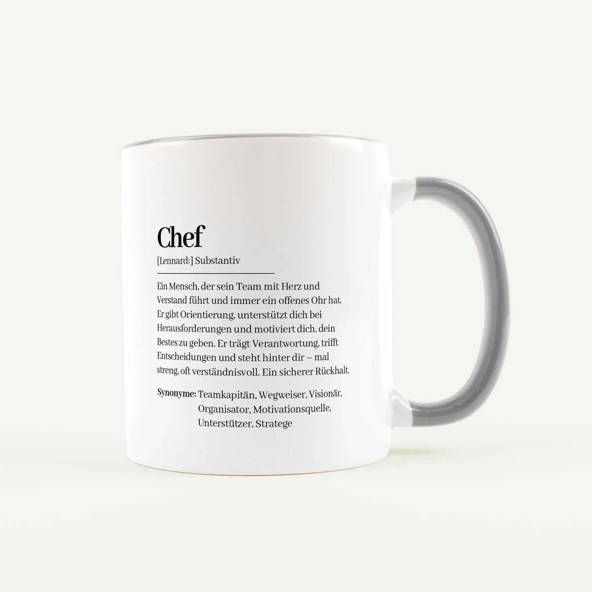 Tasse Definition Chef-Keramik Tasse-famprints-personalisiertes-Geschenk
