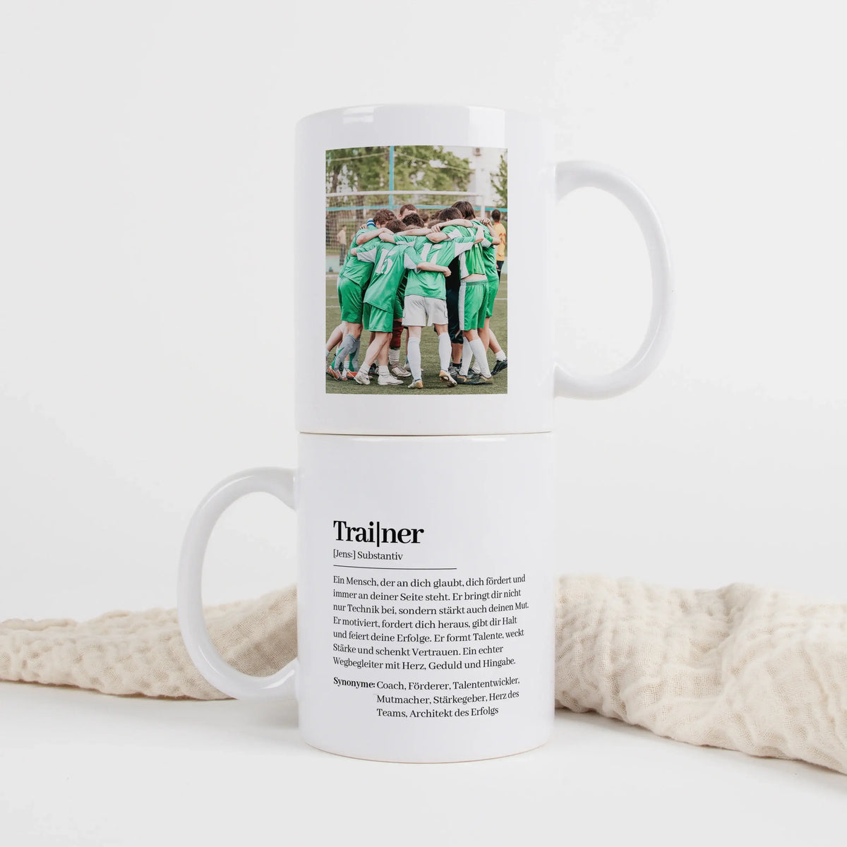 Tasse Definition Trainer-Keramik Tasse-personalisiertes-Geschenk