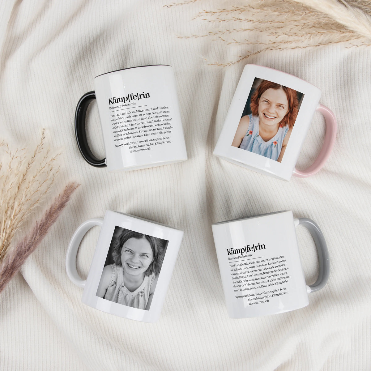 Tasse Definition Kämpferin - Keramik Tasse - Personalisiertes Geschenk