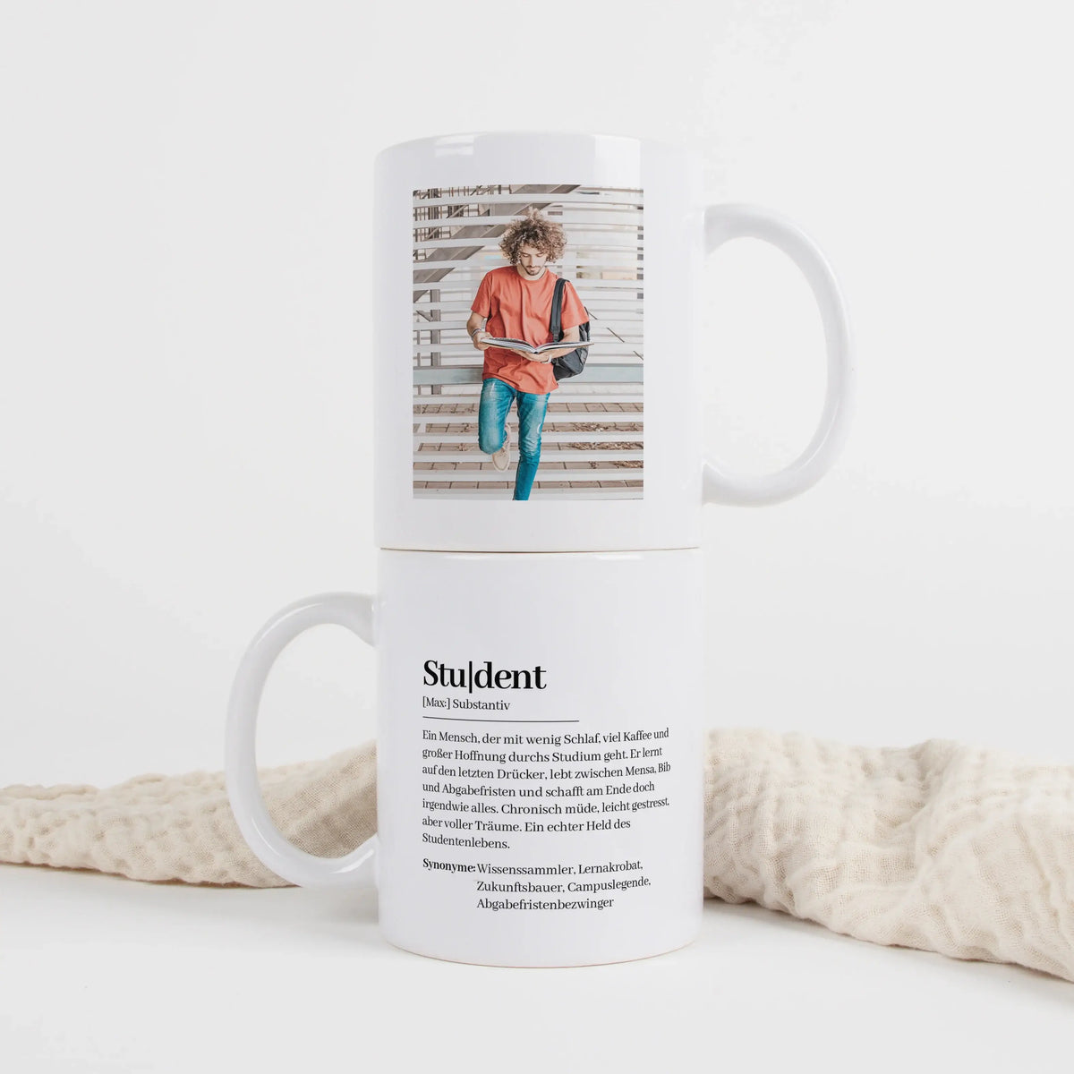 Tasse Definition Student - Keramik Tasse - Personalisiertes Geschenk