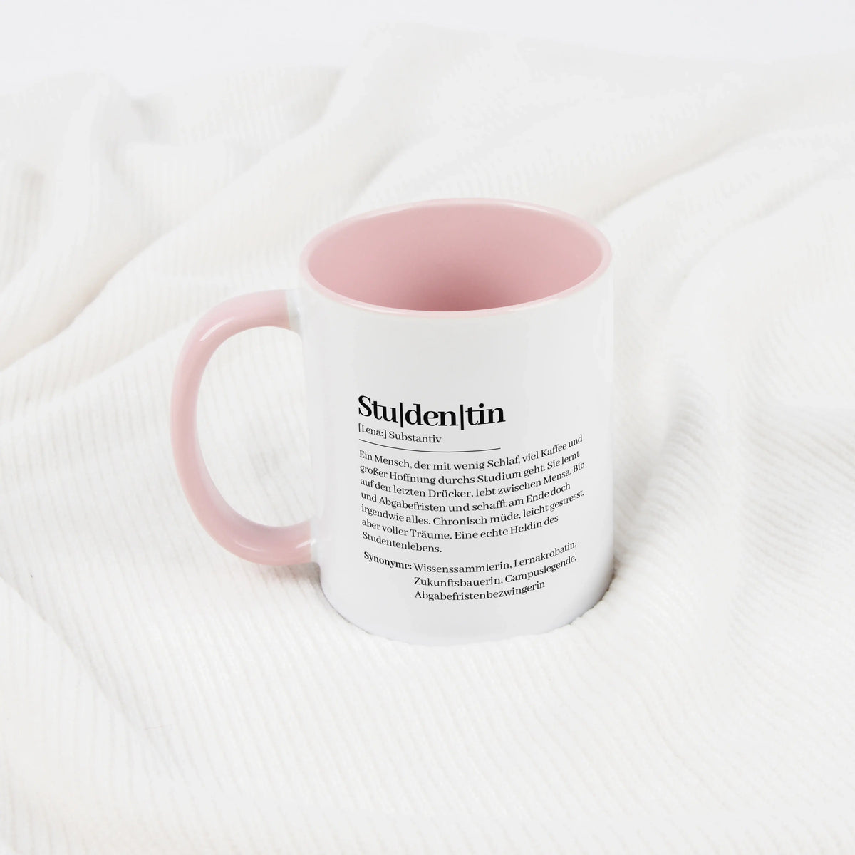 Tasse Definition Studentin - Keramik Tasse - Personalisiertes Geschenk