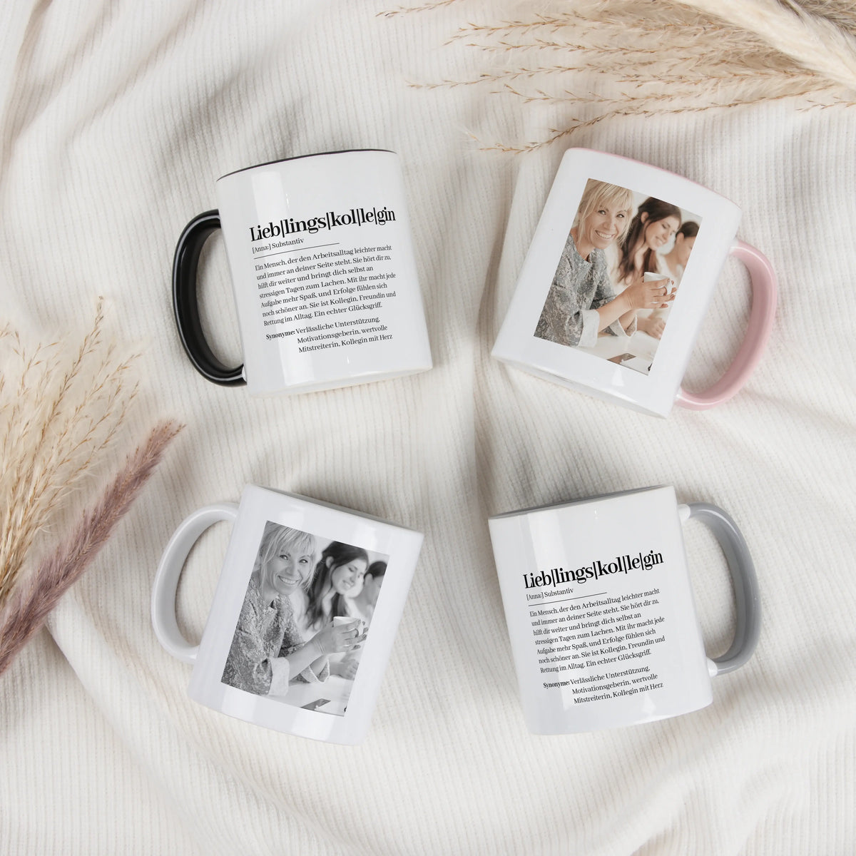 Tasse Definition Lieblingskollegin - Keramik Tasse - Personalisiertes Geschenk Kollegin Arbeitskollegin