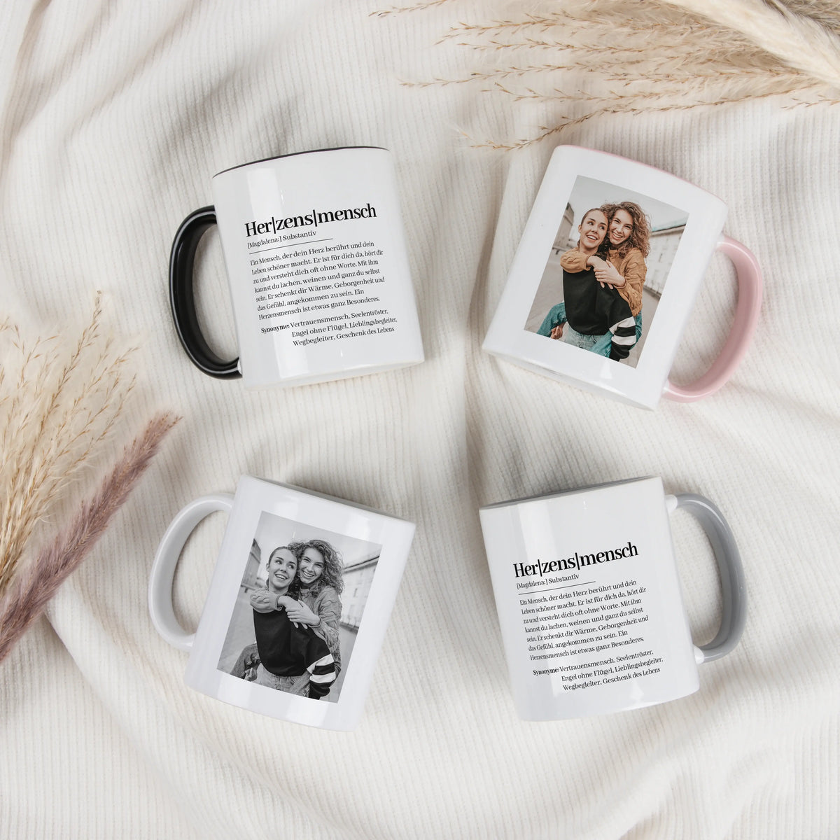 Tasse Definition Herzensmensch - Keramik Tasse - Personalisiertes Geschenk