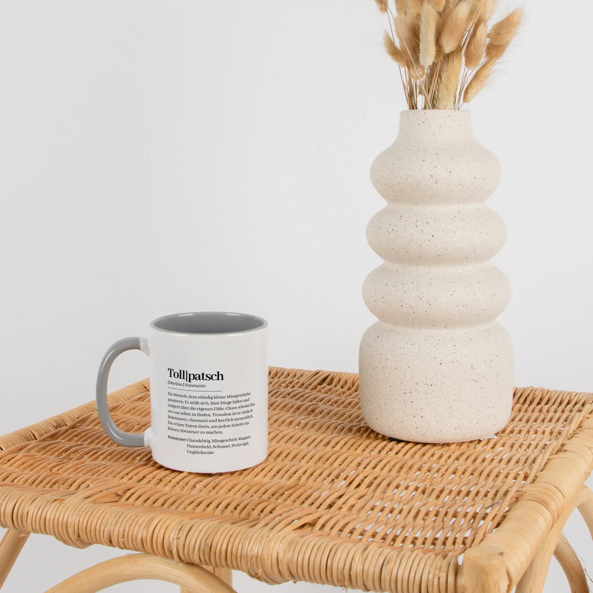 Tasse Definition Tollpatsch - Keramik Tasse - Personalisiertes Geschenk
