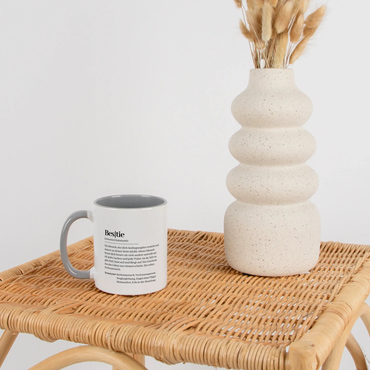 Keramik Tasse - Tasse Definition Bestie - Personalisiertes Geschenk beste Freundin Freund