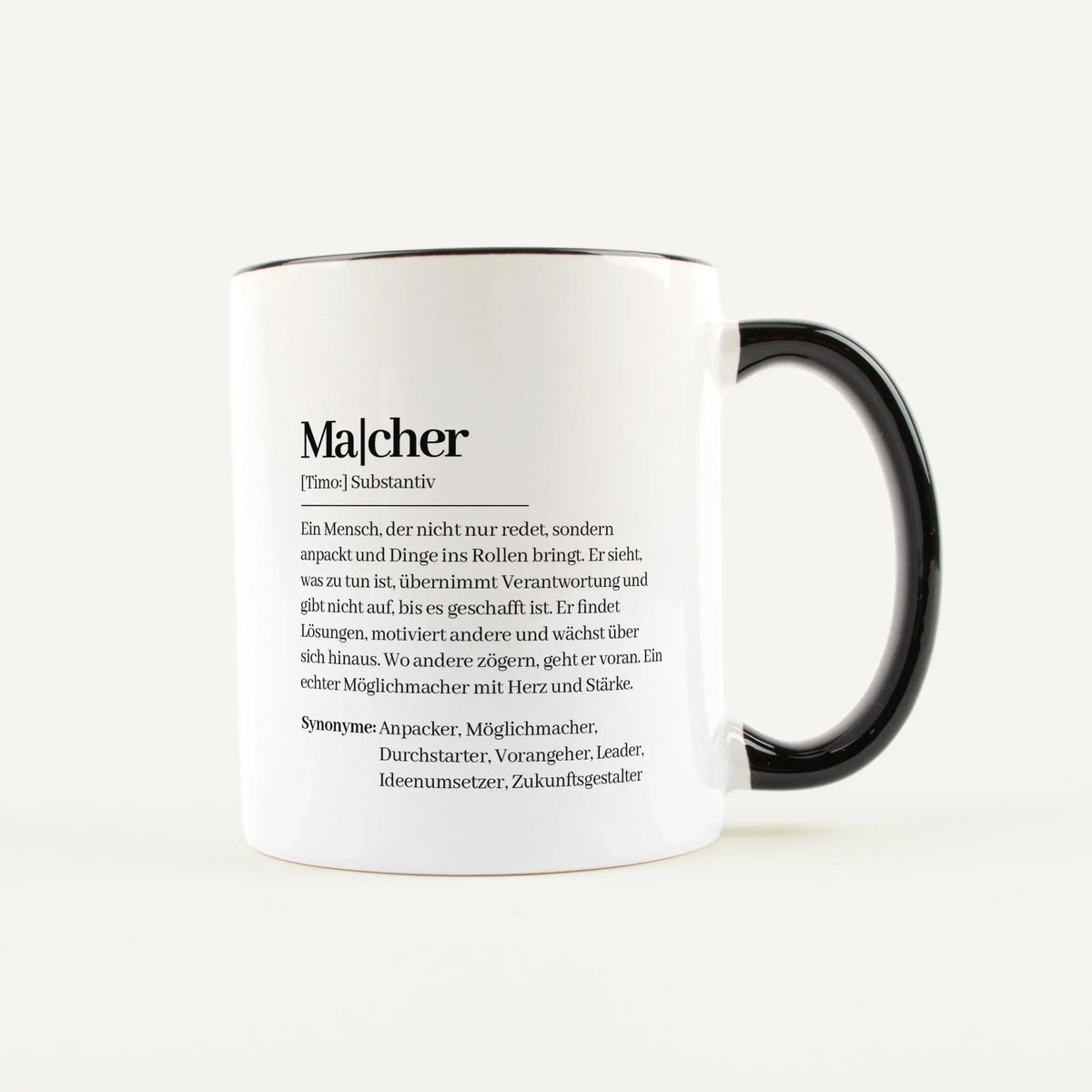 Keramik Tasse - Tasse Definition Macher - Personalisierte Geschenke