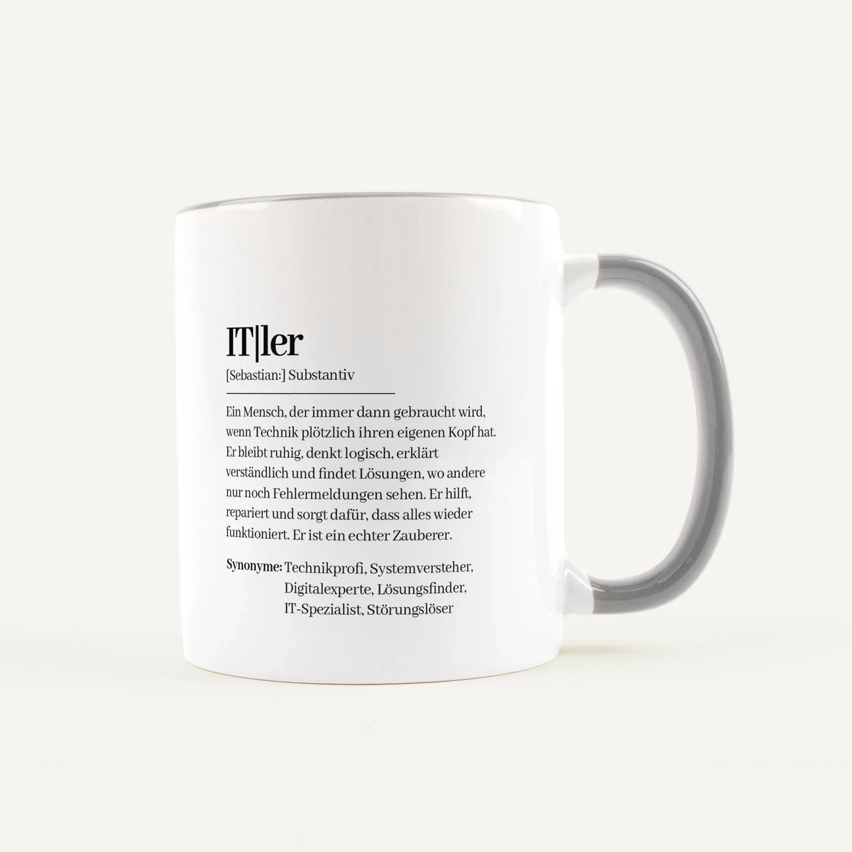 Keramik Tasse - Tasse Definition ITler - Personalisiertes Geschenk