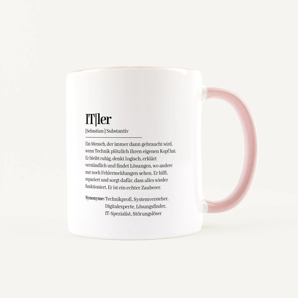 Keramik Tasse - Tasse Definition ITler - Personalisiertes Geschenk
