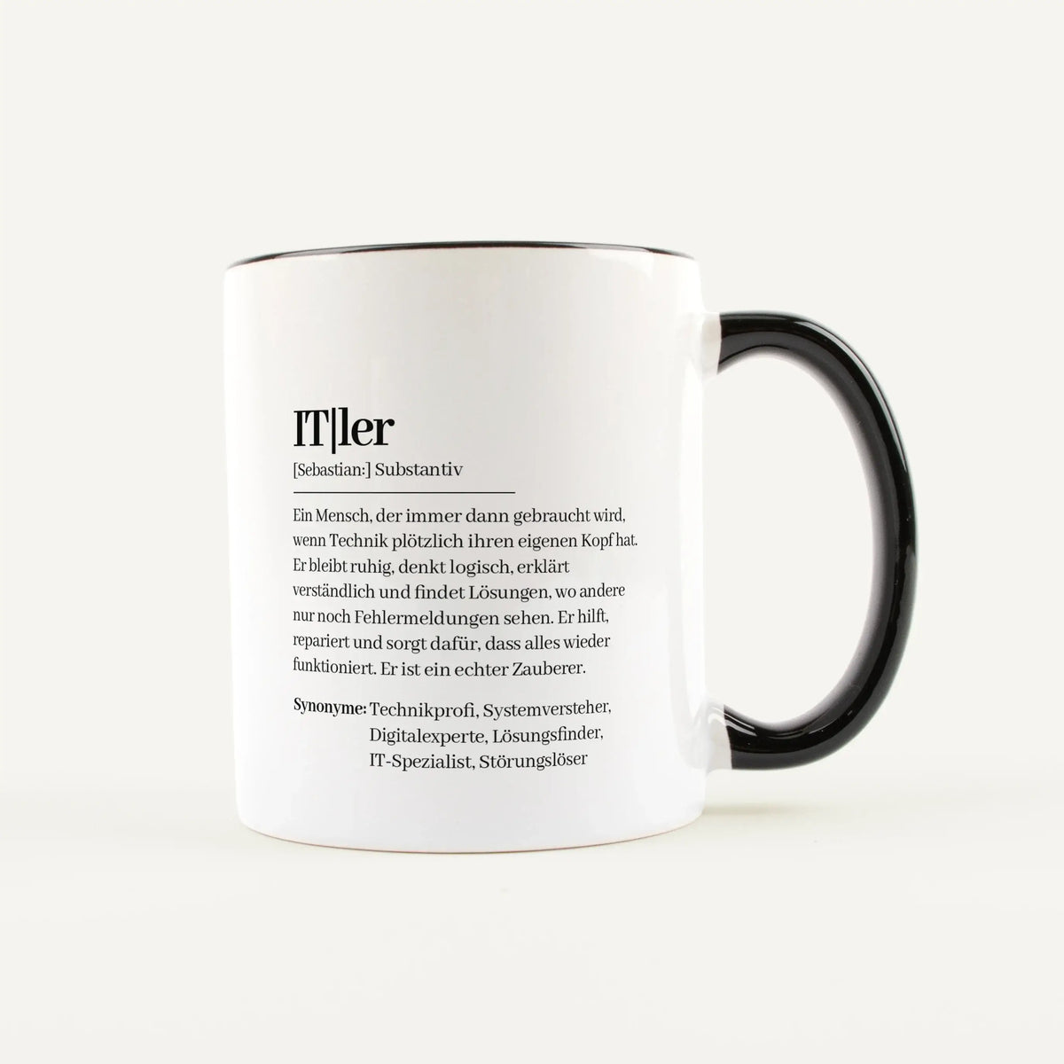 Keramik Tasse - Tasse Definition ITler - Personalisiertes Geschenk