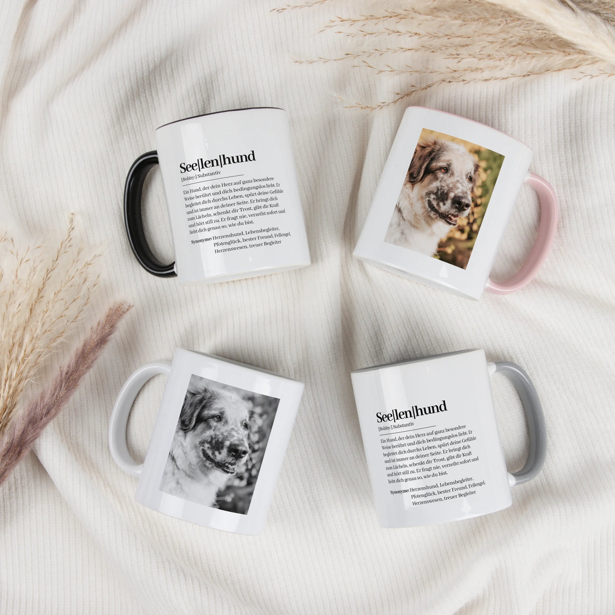 Keramik Tasse - Tasse Definition Seelenhund - personalisiert