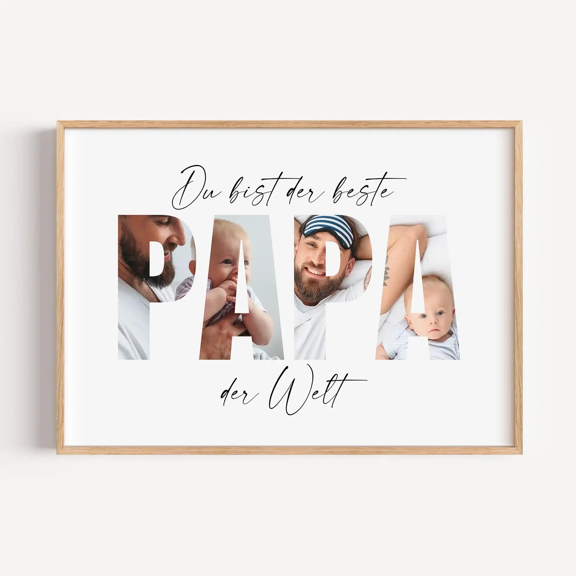 Bester Papa Poster-Personalisiertes Poster-famprints-Das Bester Papa Poster von famprints ist ein persönliches Geschenk für Papa, das echte Bedeutung hat und im Alltag sichtbar bleibt. Ob zum Vatertag, Geburtstag oder einfach als liebevolle Überraschung z