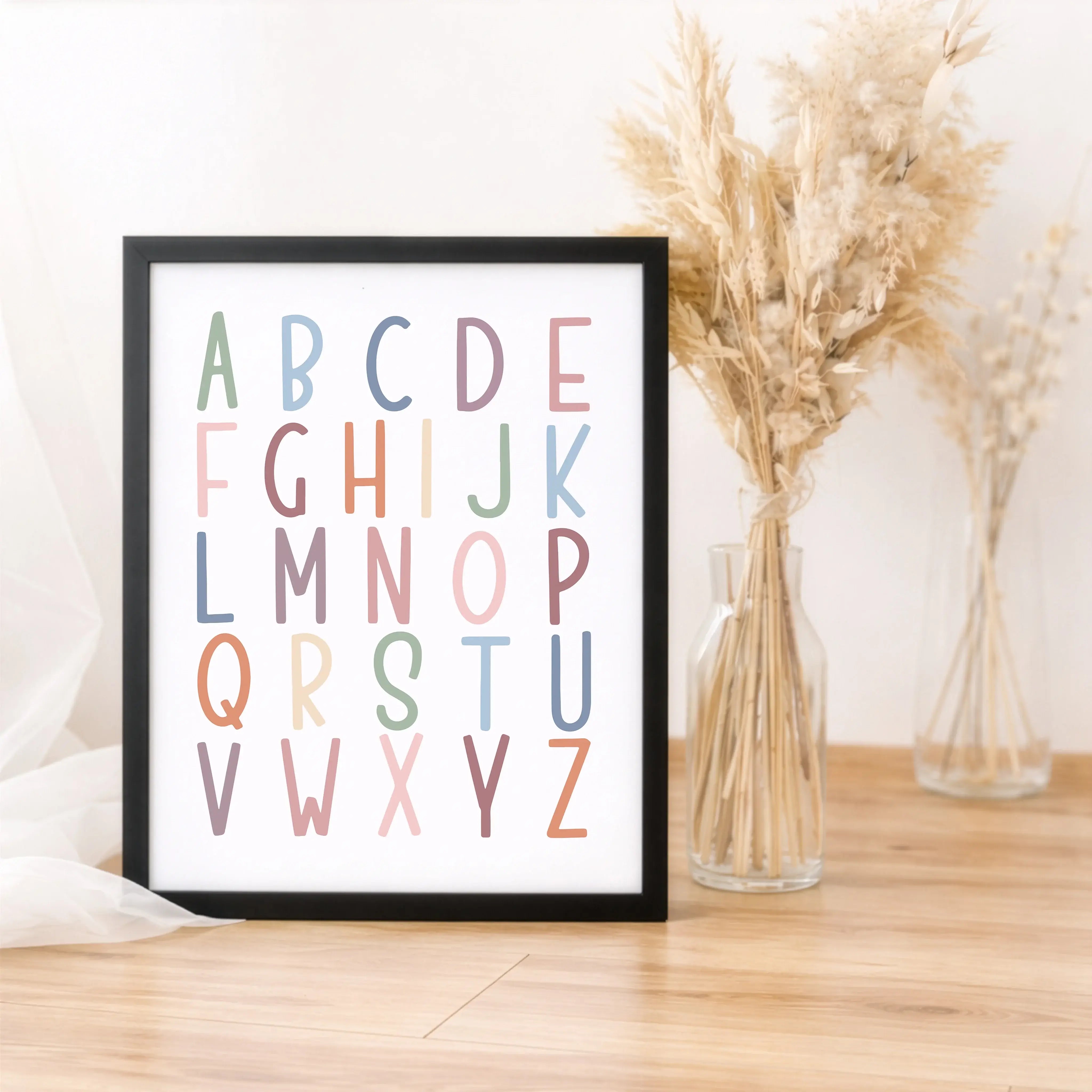Alphabet Poster-Poster-famprints-Mit dem Alphabet Poster von famprints bringst du spielerisches Lernen und stilvolle Wanddekoration zusammen. Das liebevoll gestaltete ABC Poster hilft Kindern dabei, Buchstaben zu erkennen, Laute zuzuordnen und erste Wörte