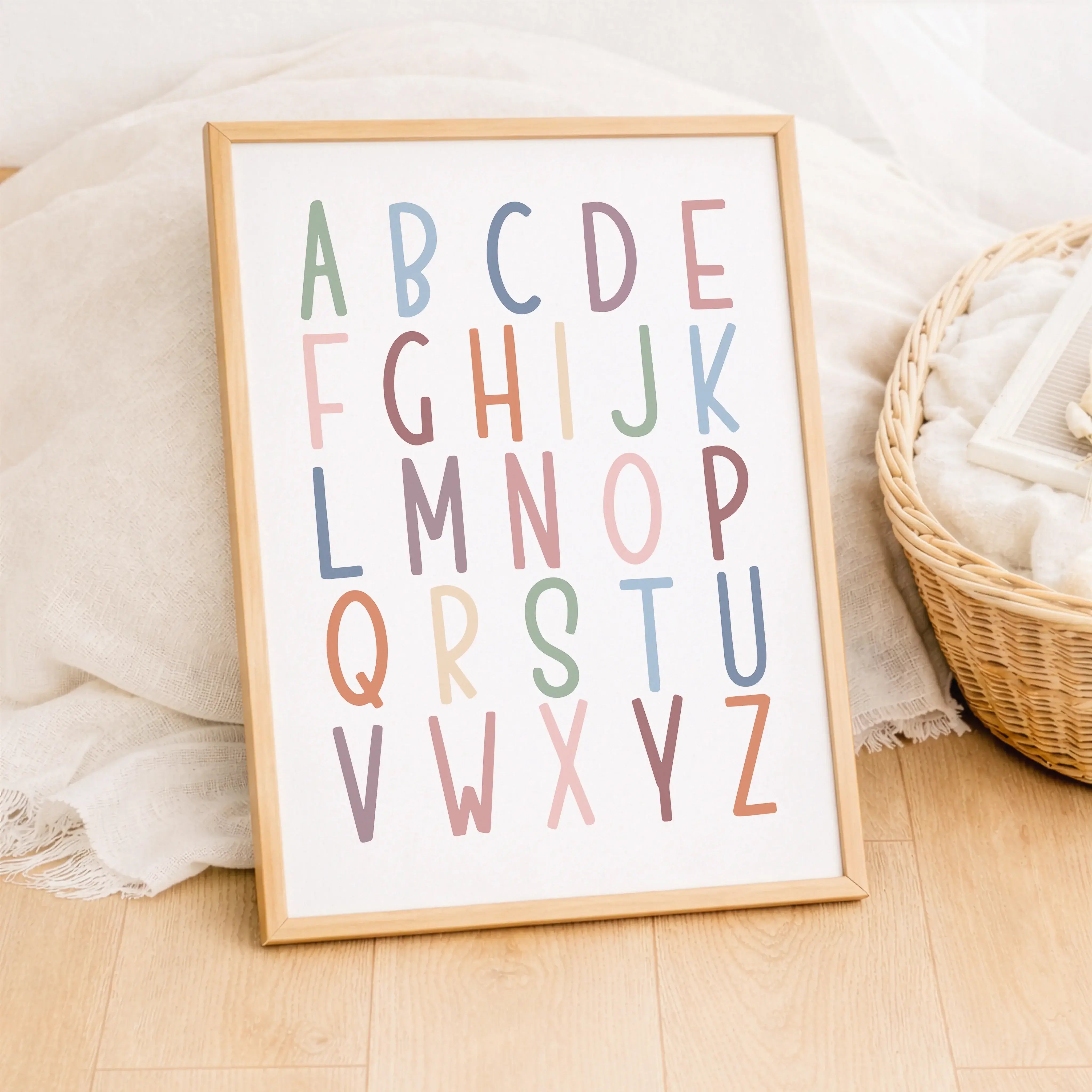 Alphabet Poster-Poster-famprints-Mit dem Alphabet Poster von famprints bringst du spielerisches Lernen und stilvolle Wanddekoration zusammen. Das liebevoll gestaltete ABC Poster hilft Kindern dabei, Buchstaben zu erkennen, Laute zuzuordnen und erste Wörte