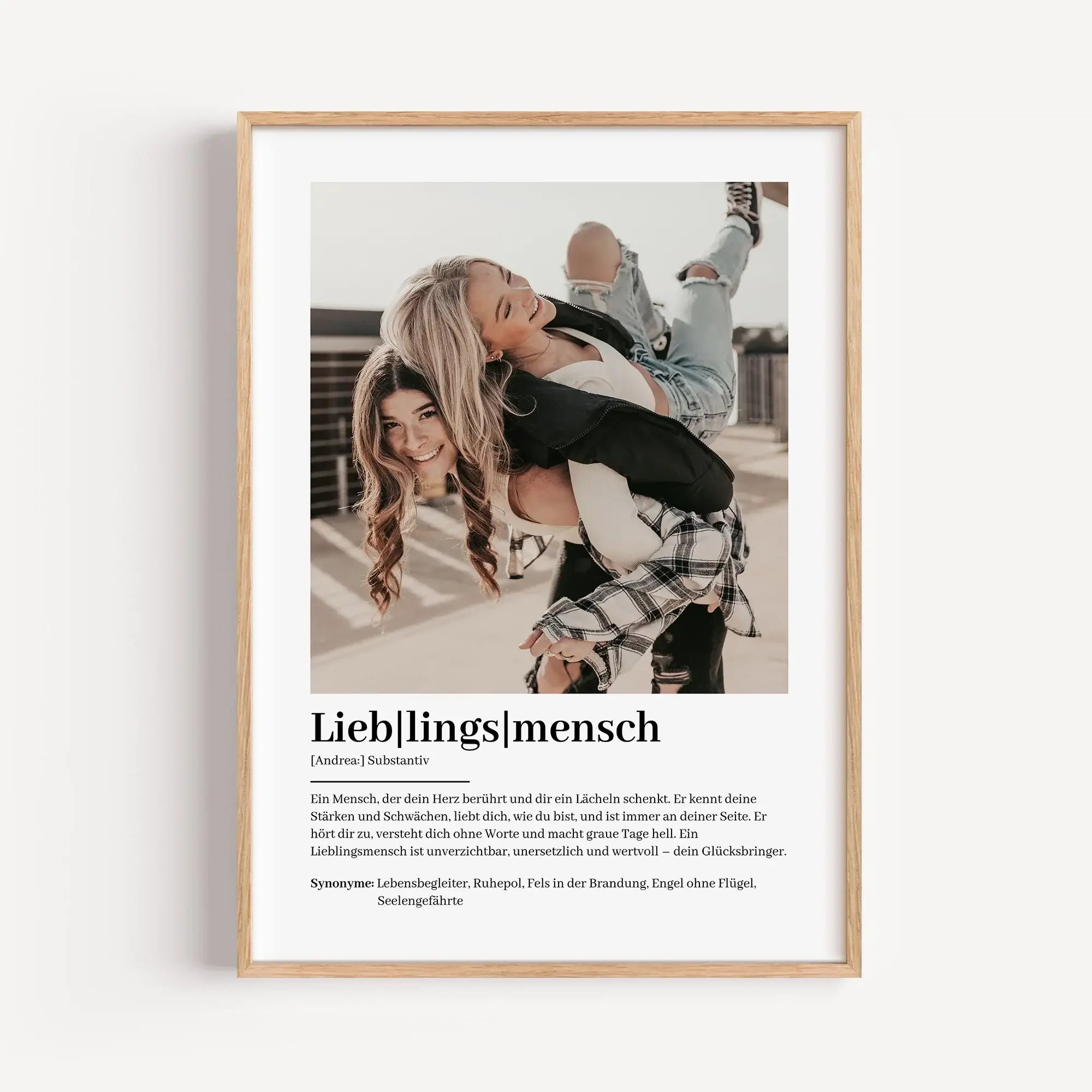 Lieblingsmensch Definition Poster mit Foto-Personalisiertes Poster-famprints-Entdecke unser einzigartiges Lieblingsmensch Definition Poster mit Foto – das perfekte personalisierte Geschenk für deine liebsten Menschen! Dieses liebevoll gestaltete Poster ze