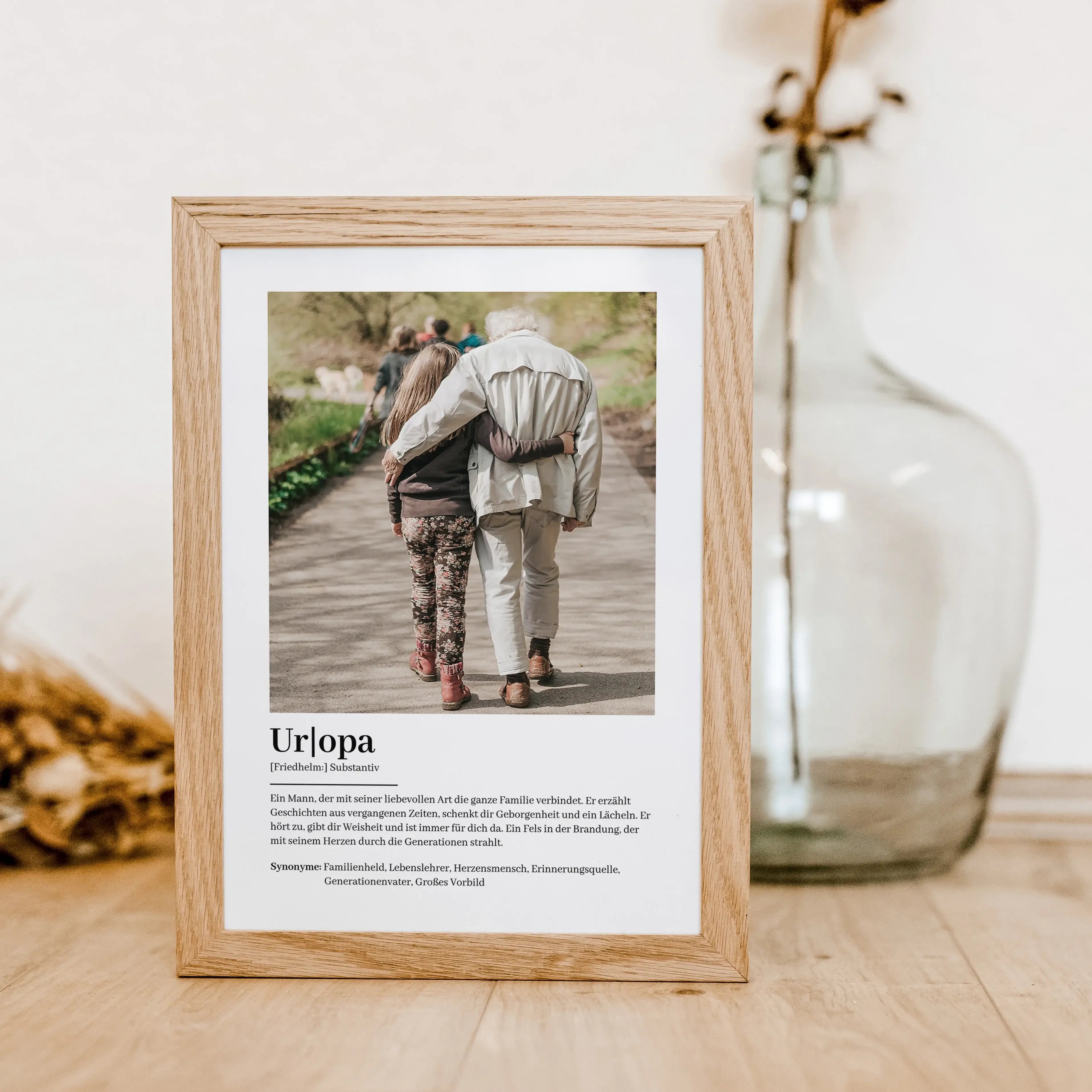 Uropa Definition Poster mit Foto-Personalisiertes Poster-famprints-Suchst du nach einem einzigartigen Geschenk für deinen Uropa? Unser Uropa Definition Poster mit Foto ist die perfekte Wahl! Dieses liebevoll gestaltete Poster zeigt auf besondere Weise, wi