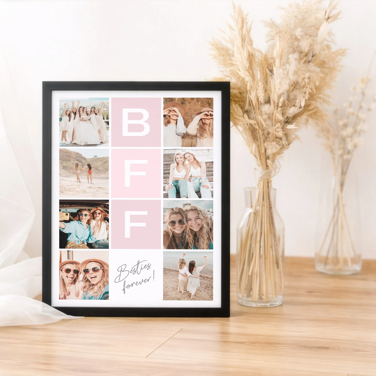 BFF Fotocollage-Personalisiertes Poster-famprints