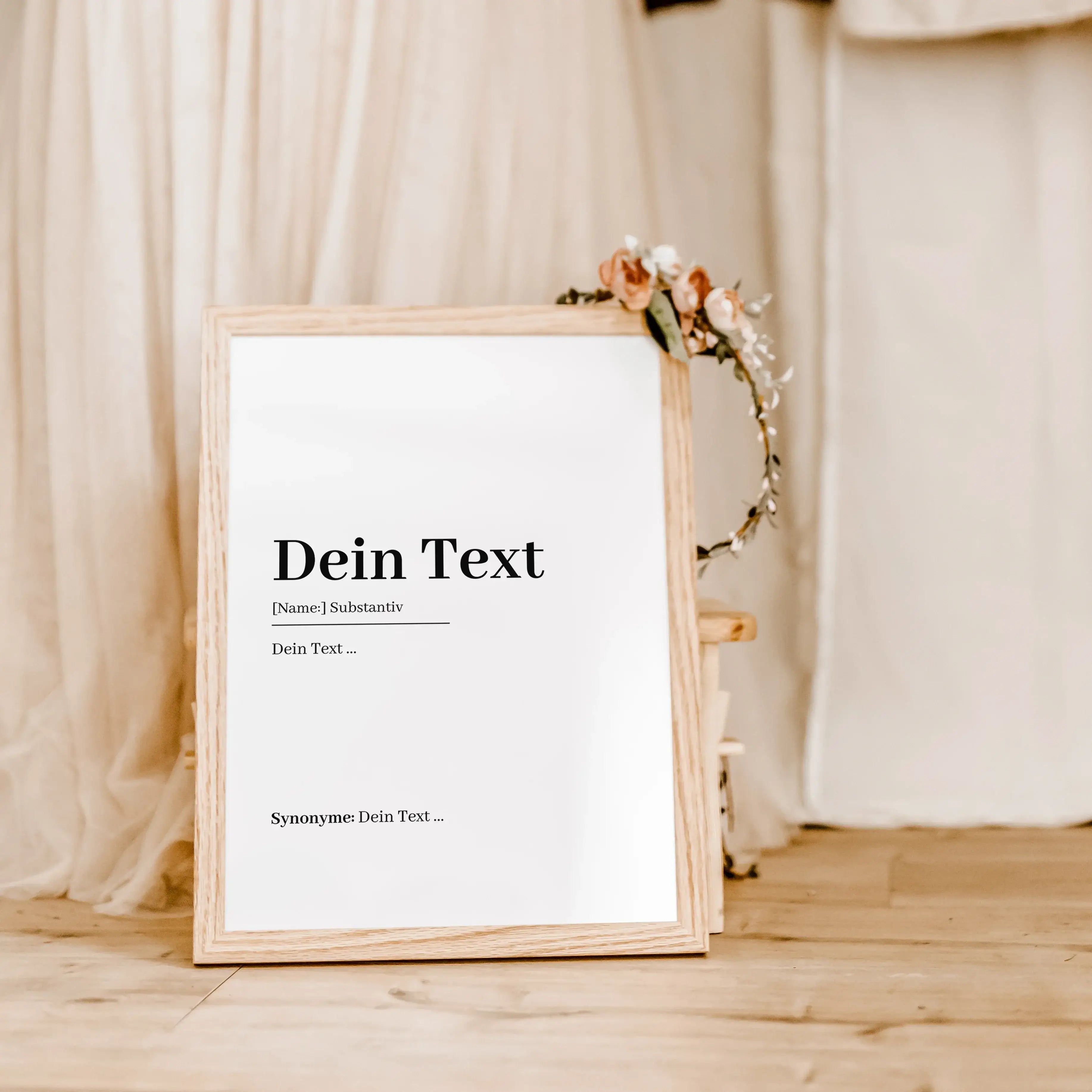 Eigener Text Definition Poster - Personalisiertes Poster - famprints - Entdecke dein einzigartiges Eigener Text Definition Poster – das perfekte personalisierte Geschenk für jeden Anlass! Gestalte dein Poster ganz individuell mit deinem eigenen Text und N