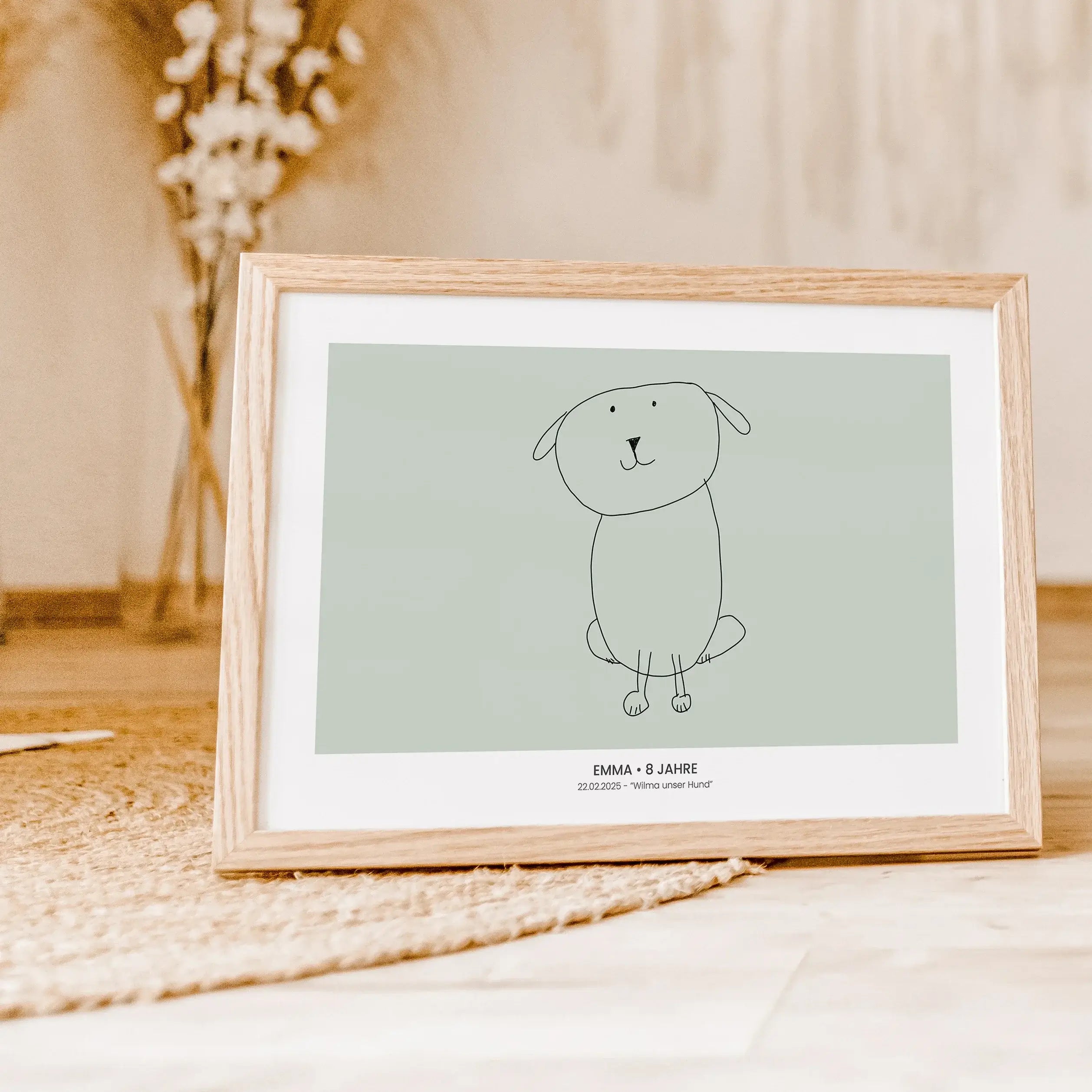 Kinderkunst Poster No2 - Personalisiertes Poster - famprints - Verwandle die Kunstwerke deiner Kleinen in ein einzigartiges Kinderkunst Poster No2! Bei famprints wird aus jeder Kinderzeichnung ein echtes Highlight für deine Wand. Lade einfach ein Foto des