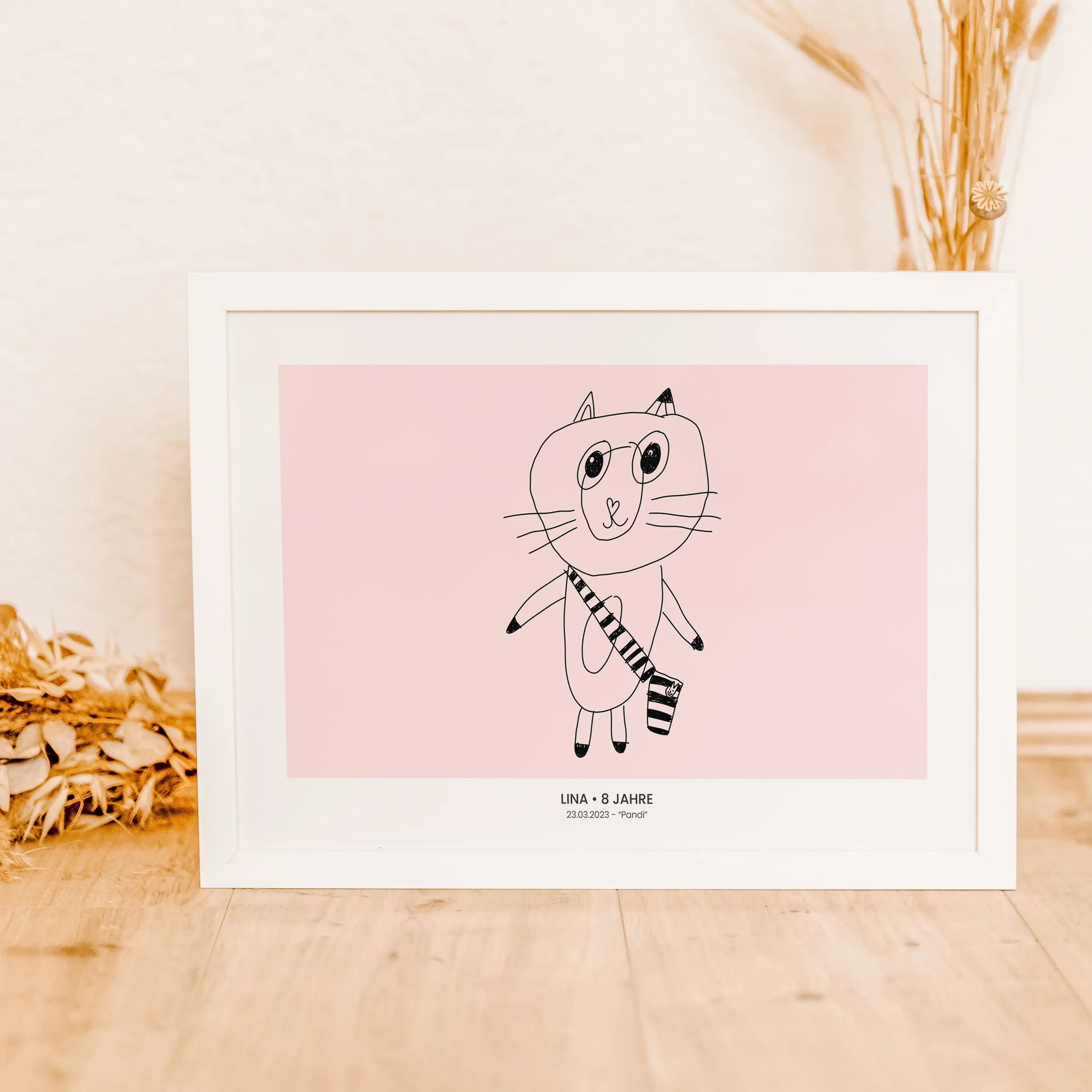 Kinderkunst Poster No2 - Personalisiertes Poster - famprints - Verwandle die Kunstwerke deiner Kleinen in ein einzigartiges Kinderkunst Poster No2! Bei famprints wird aus jeder Kinderzeichnung ein echtes Highlight für deine Wand. Lade einfach ein Foto des