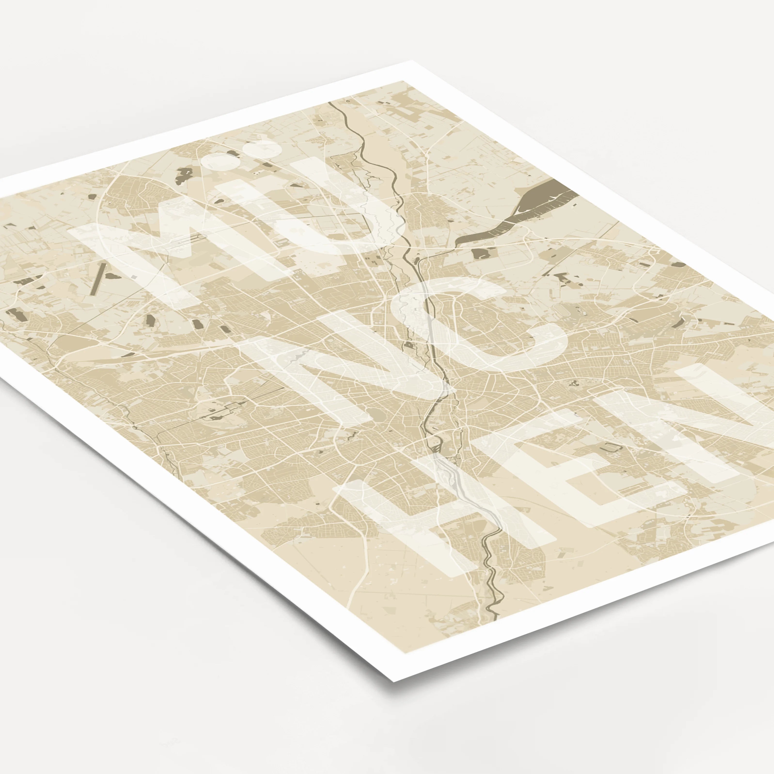 Stadtkarte Poster Overlay